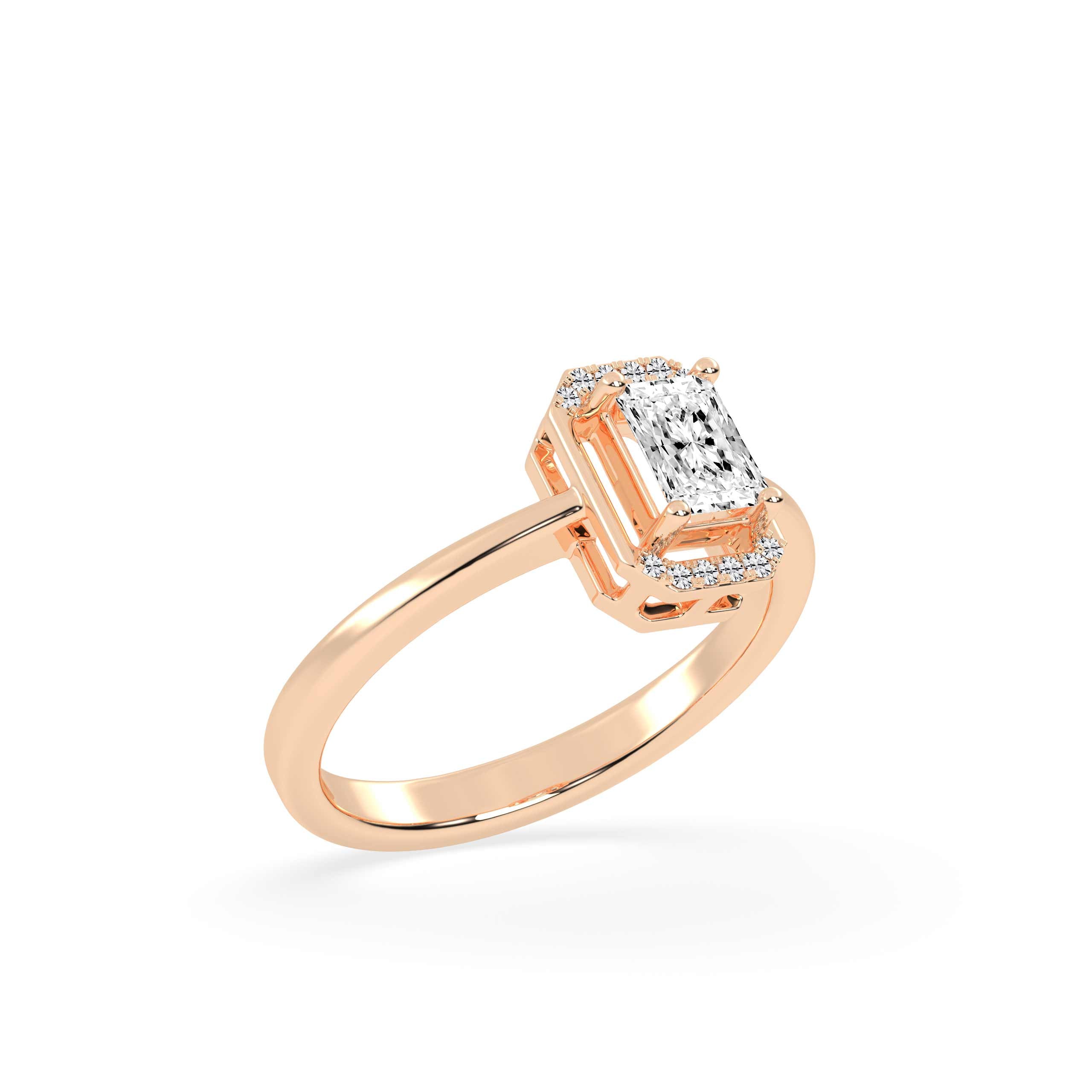 Oval Pave Engagement Ring