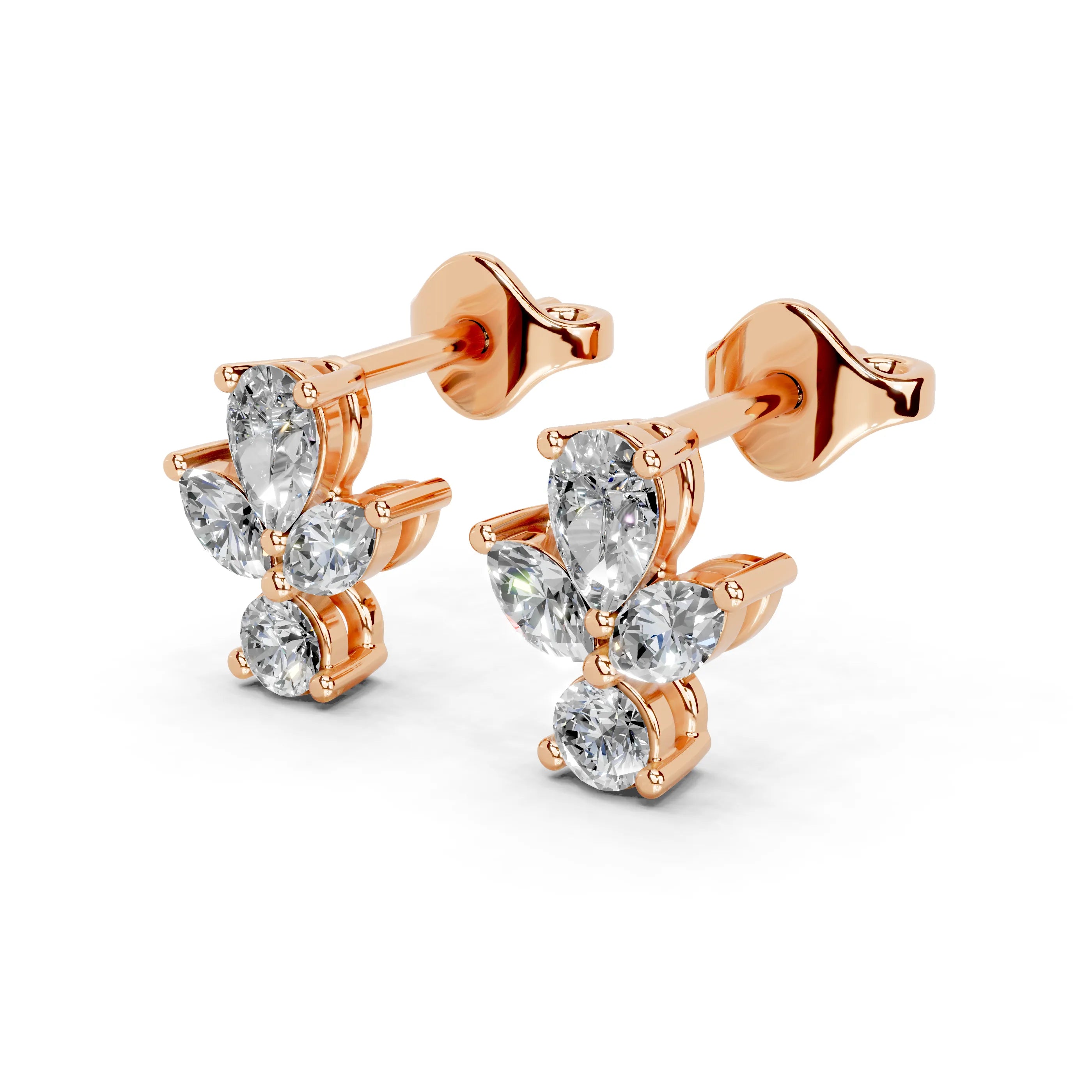 Floral Stud Earrings