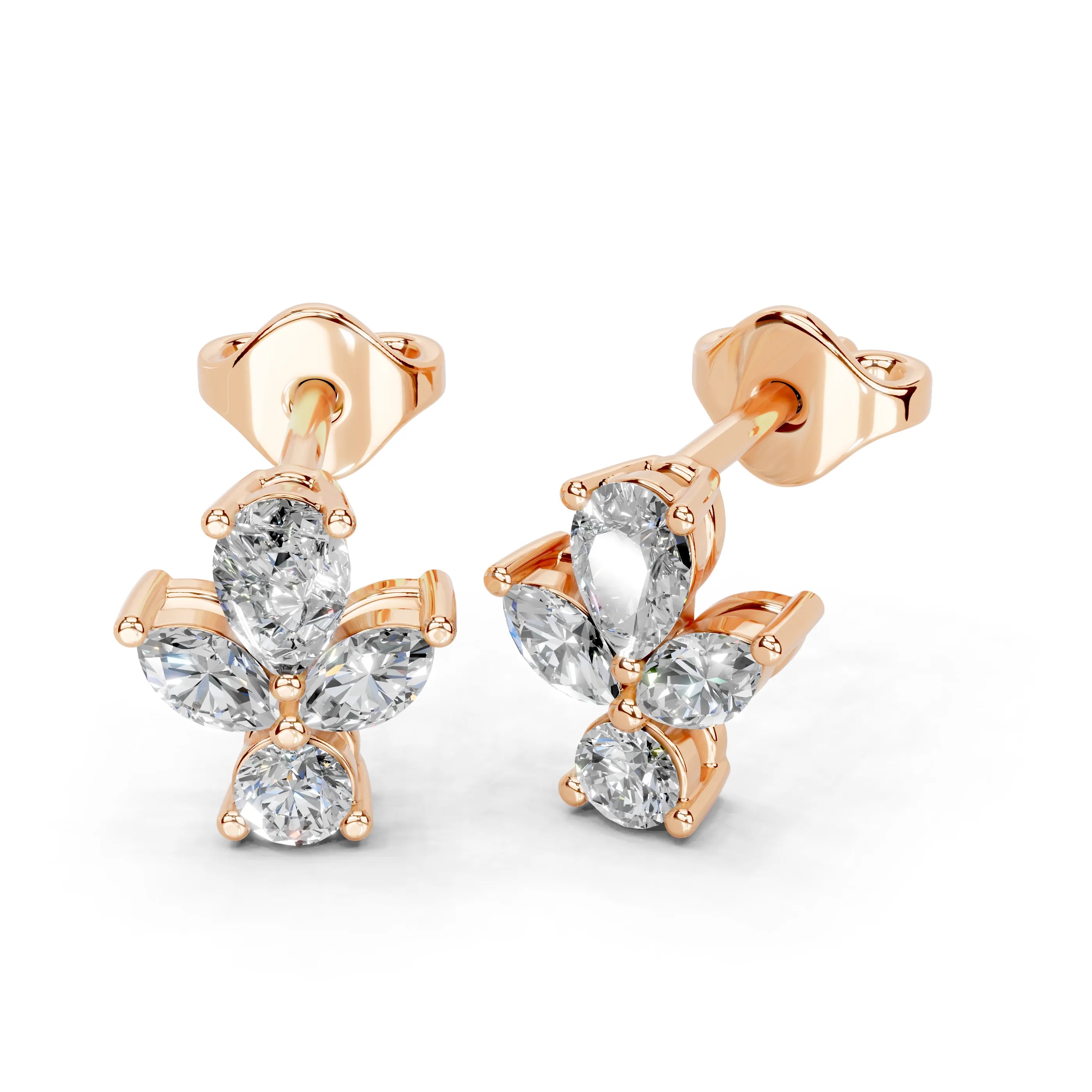 Floral Stud Earrings
