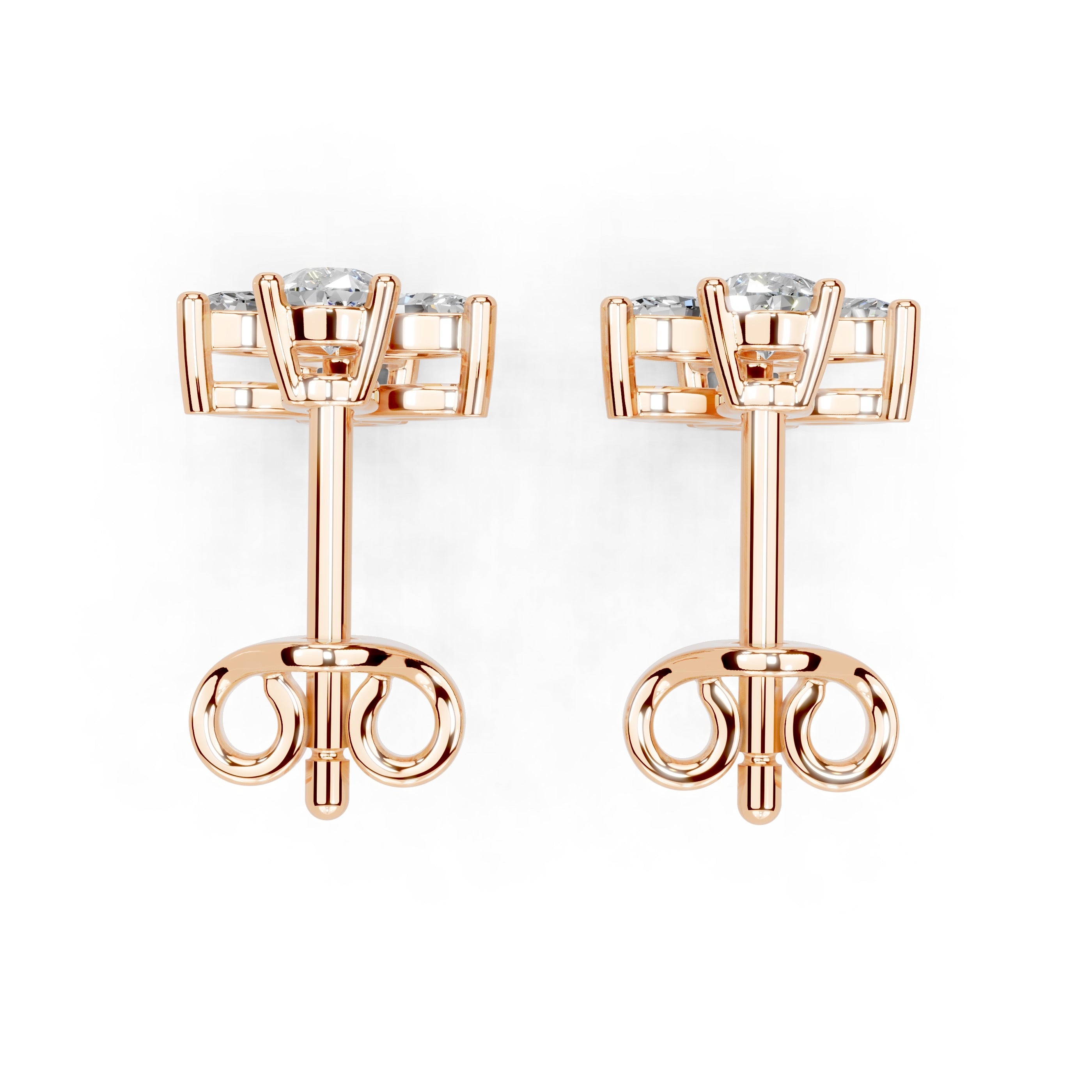 Floral Stud Earrings