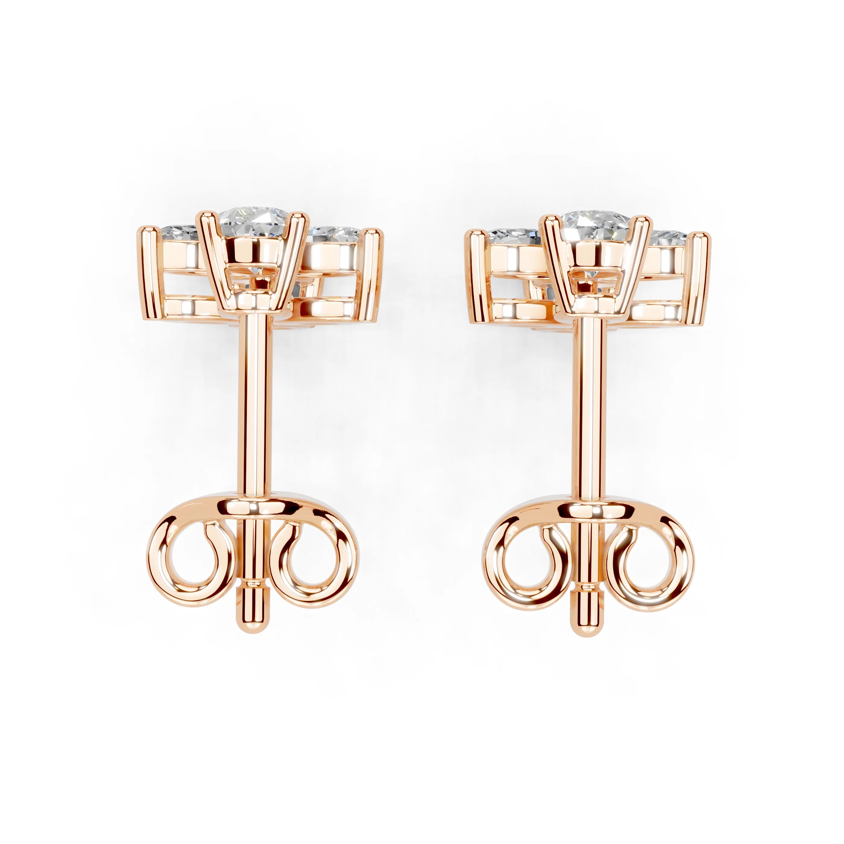 Floral Stud Earrings
