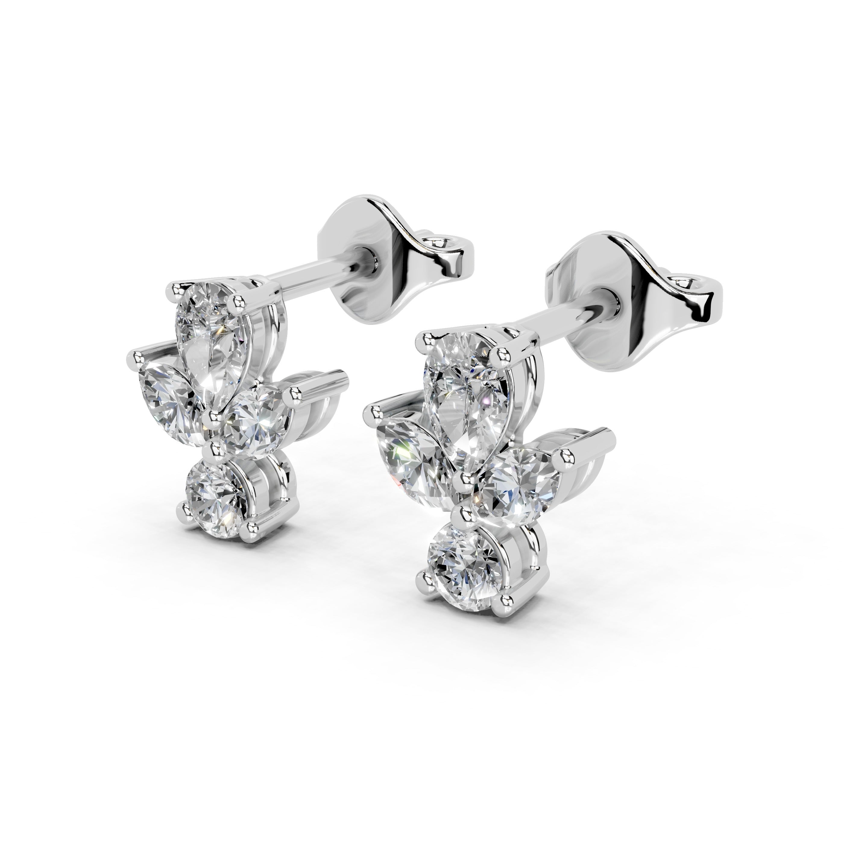 Floral Stud Earrings