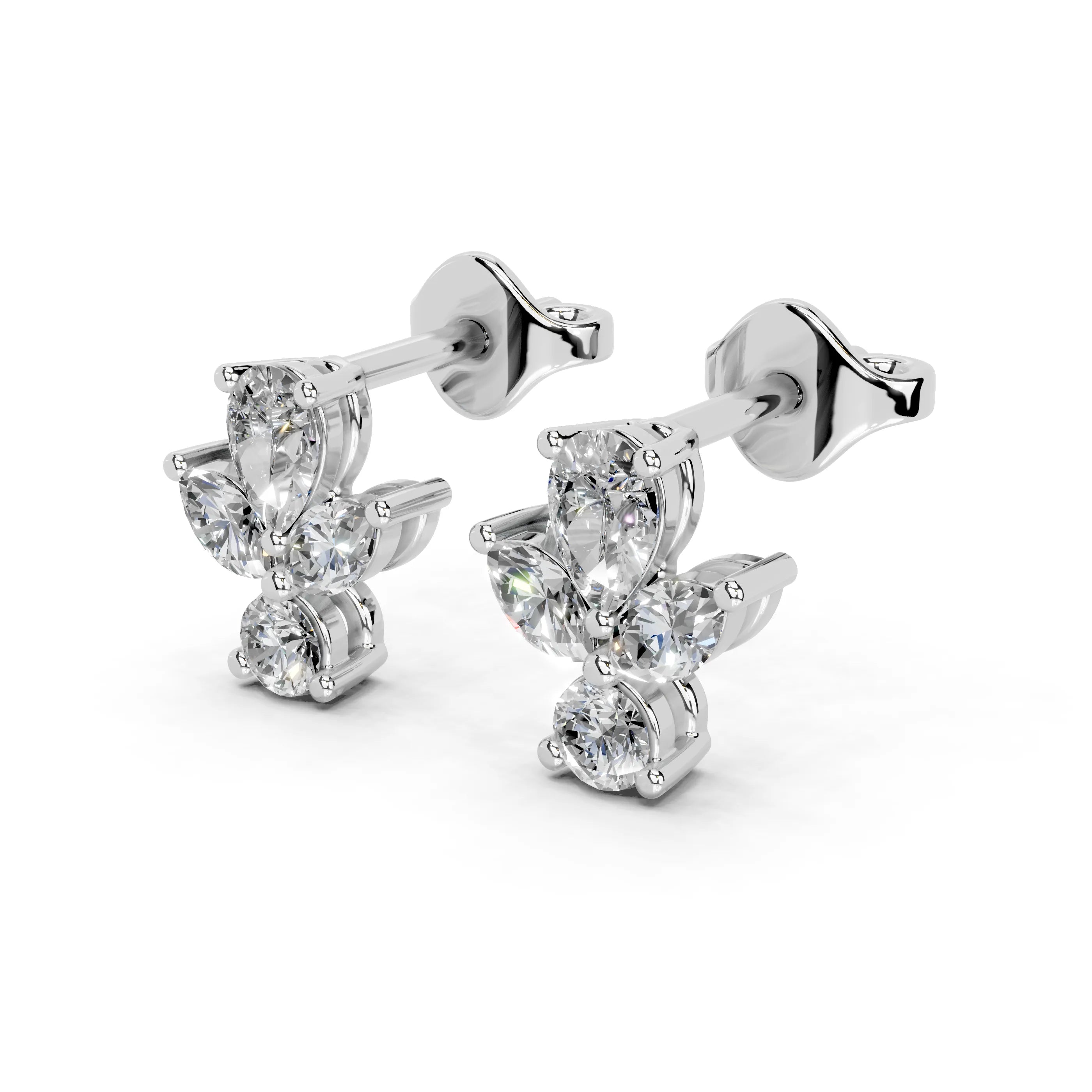 Floral Stud Earrings