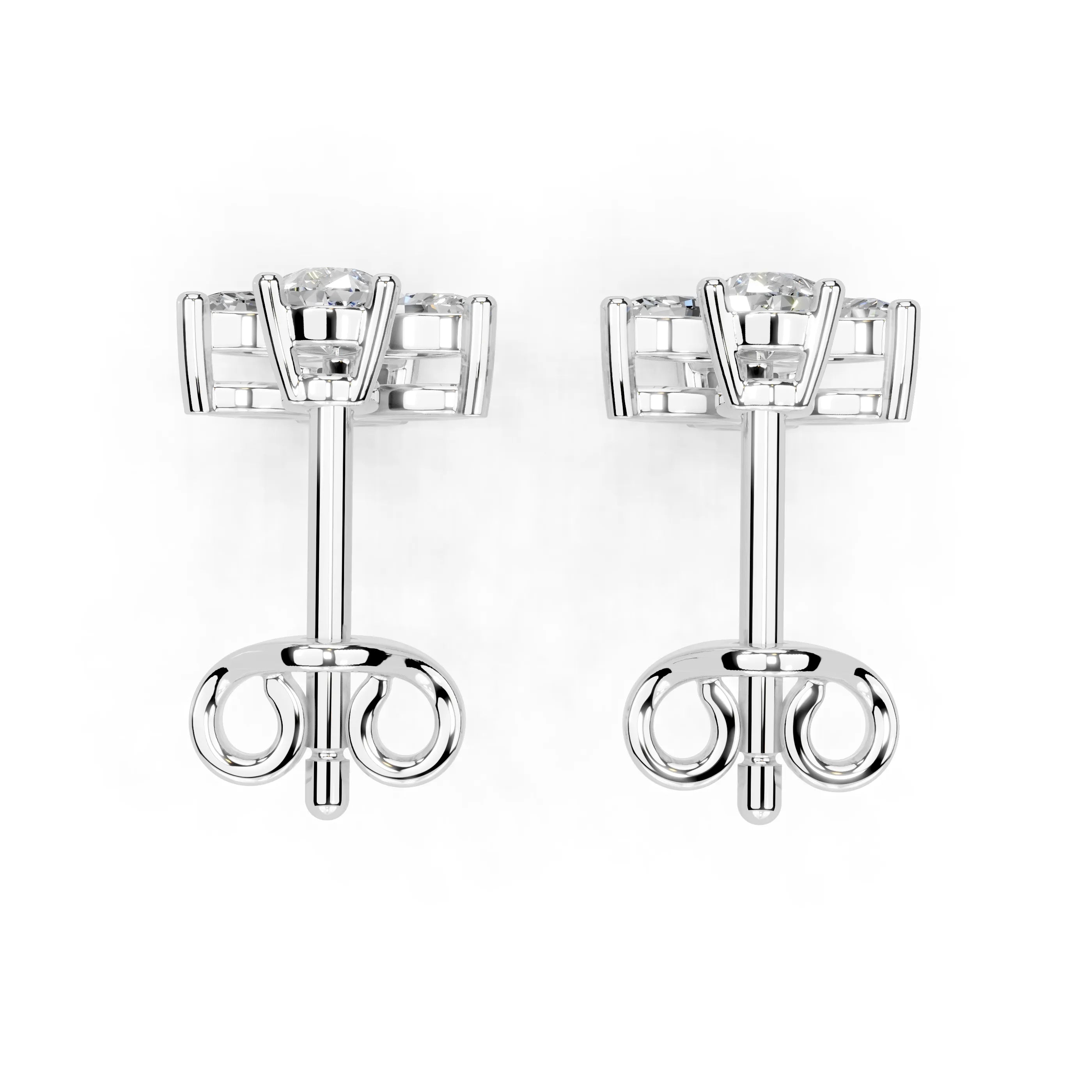 Floral Stud Earrings