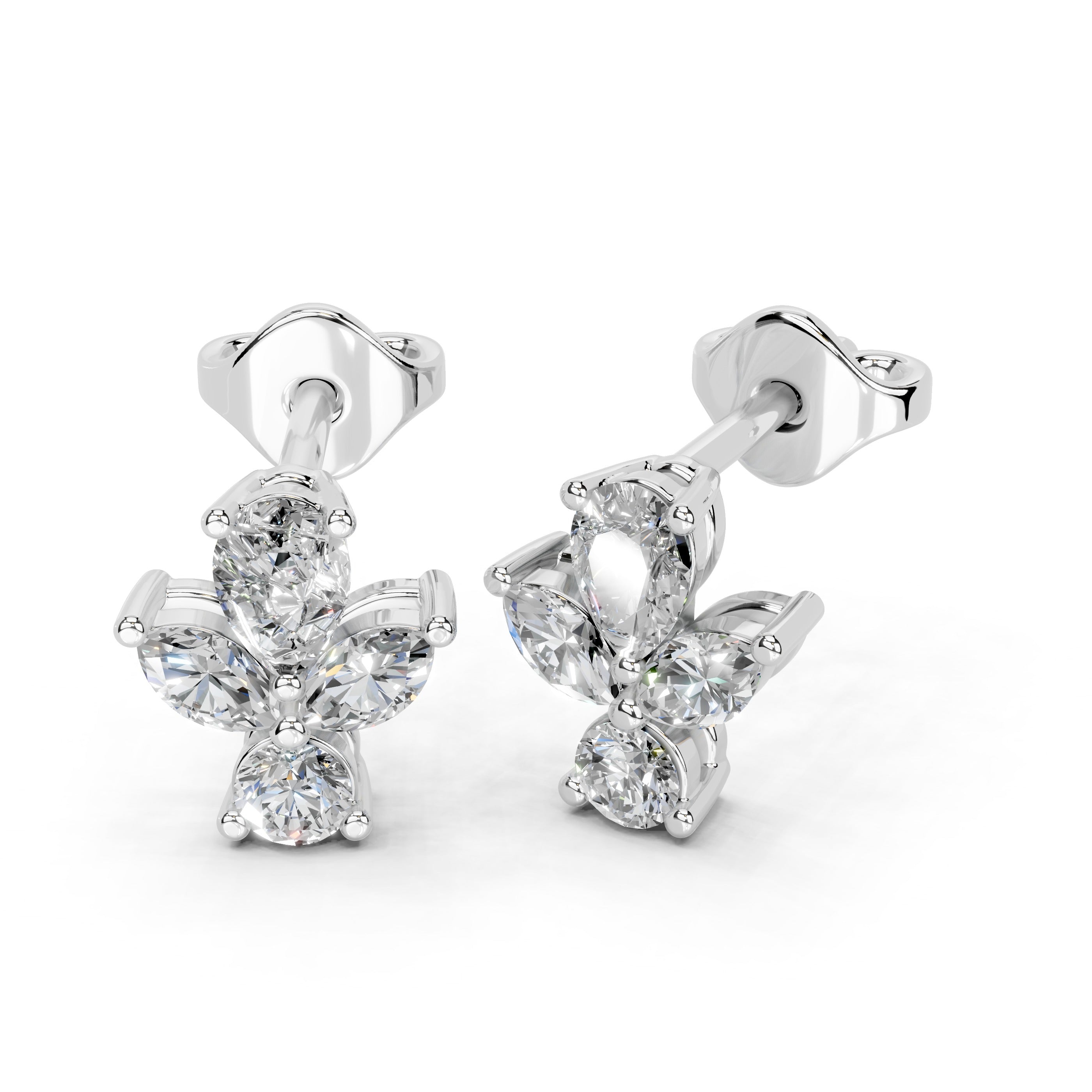 Floral Stud Earrings