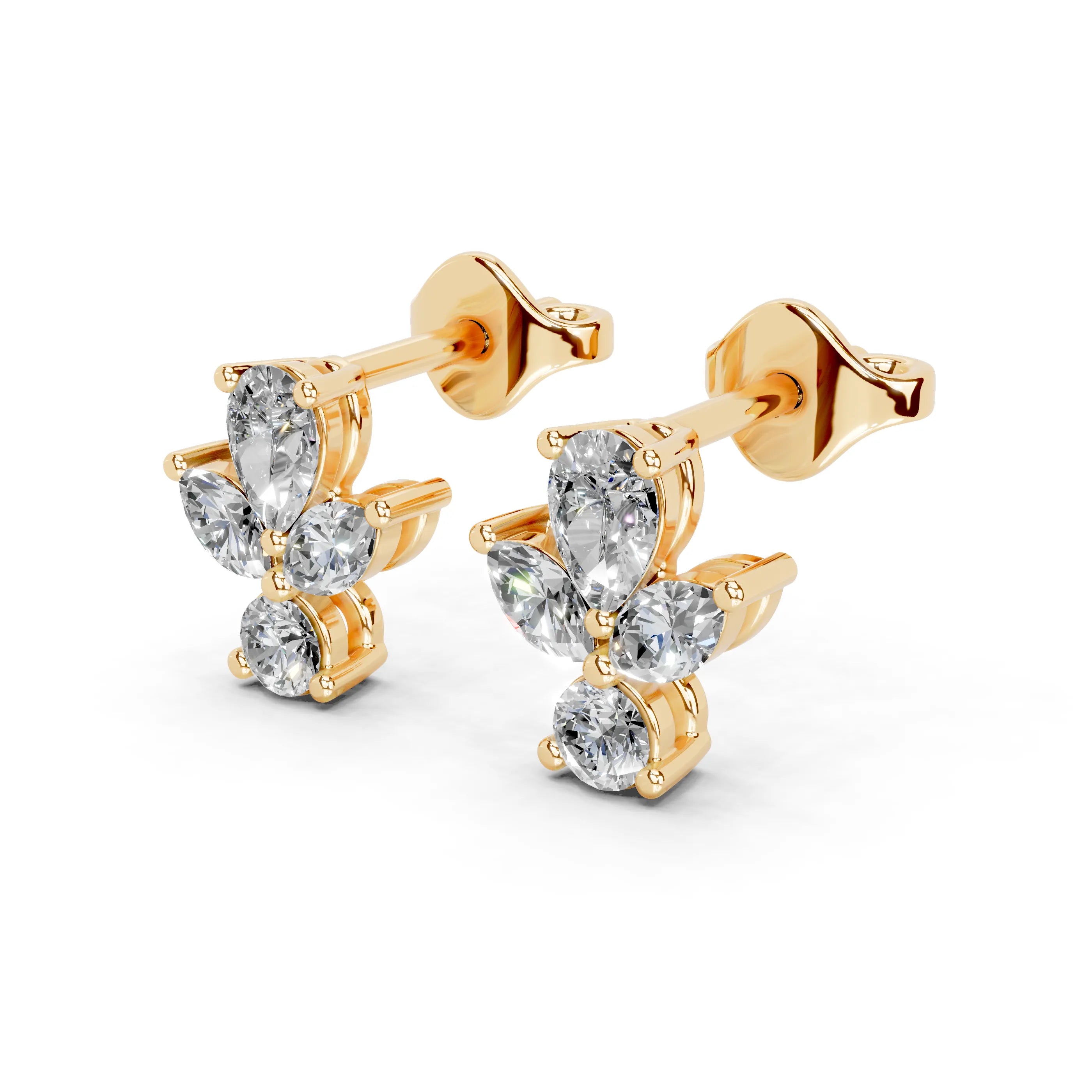Floral Stud Earrings