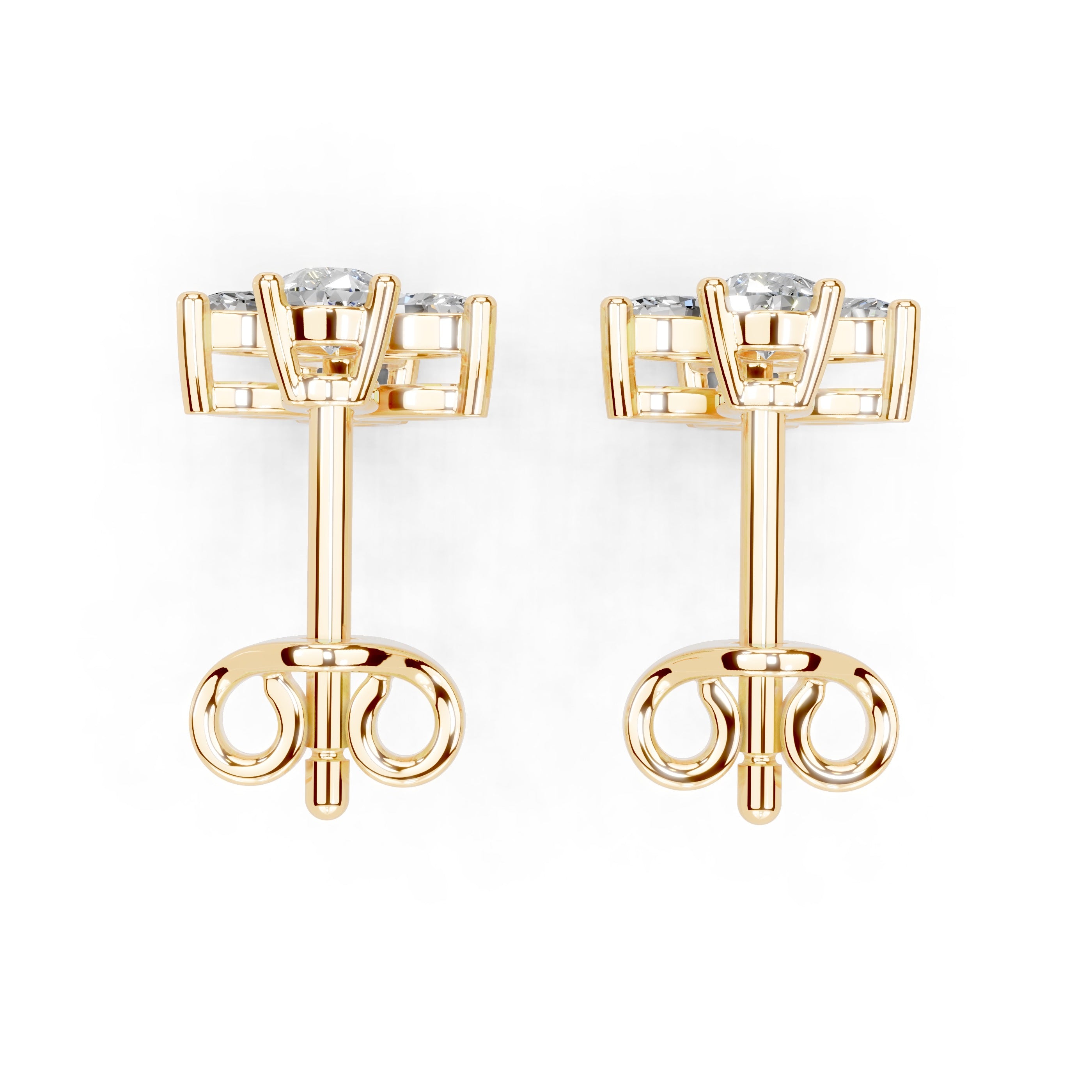Floral Stud Earrings
