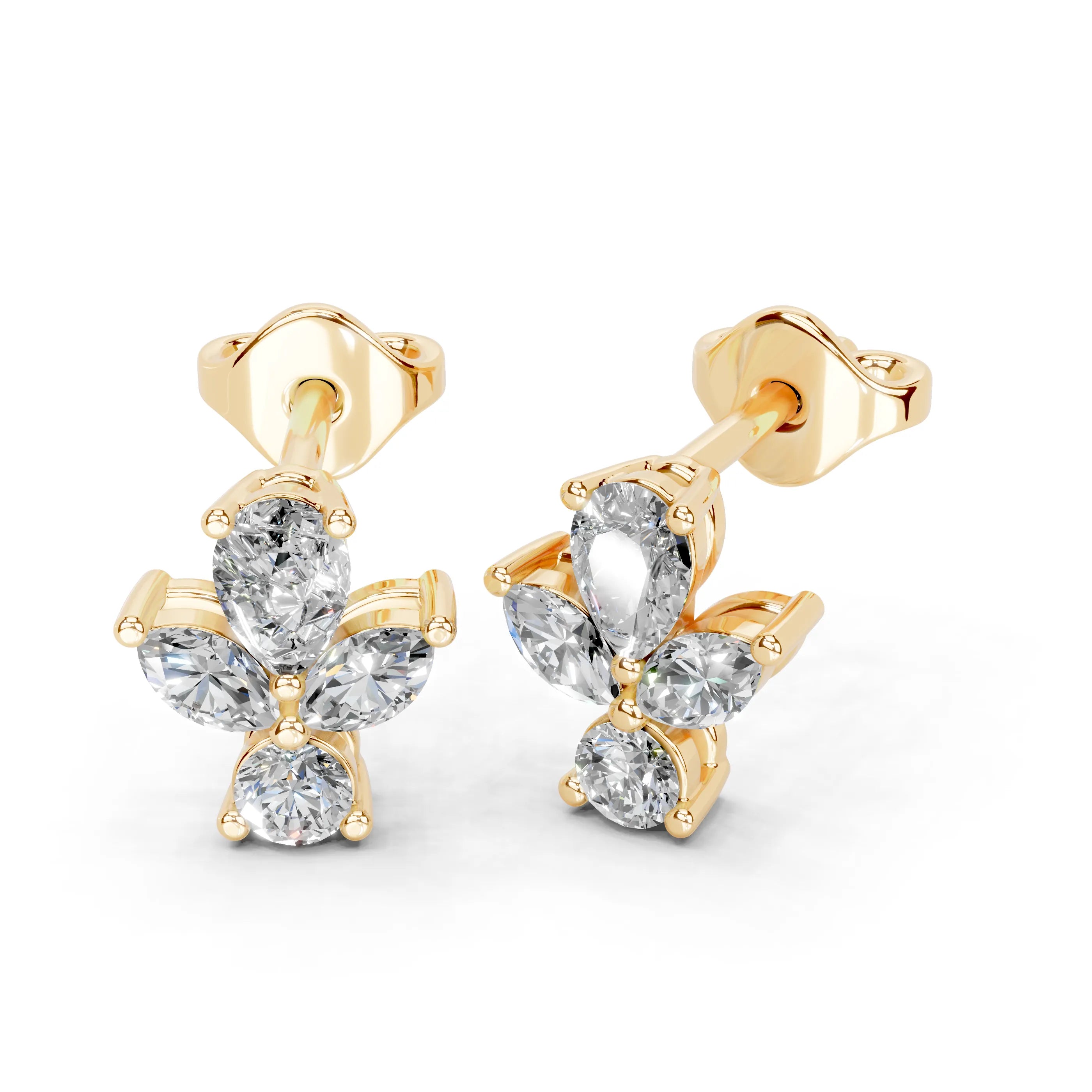 Floral Stud Earrings