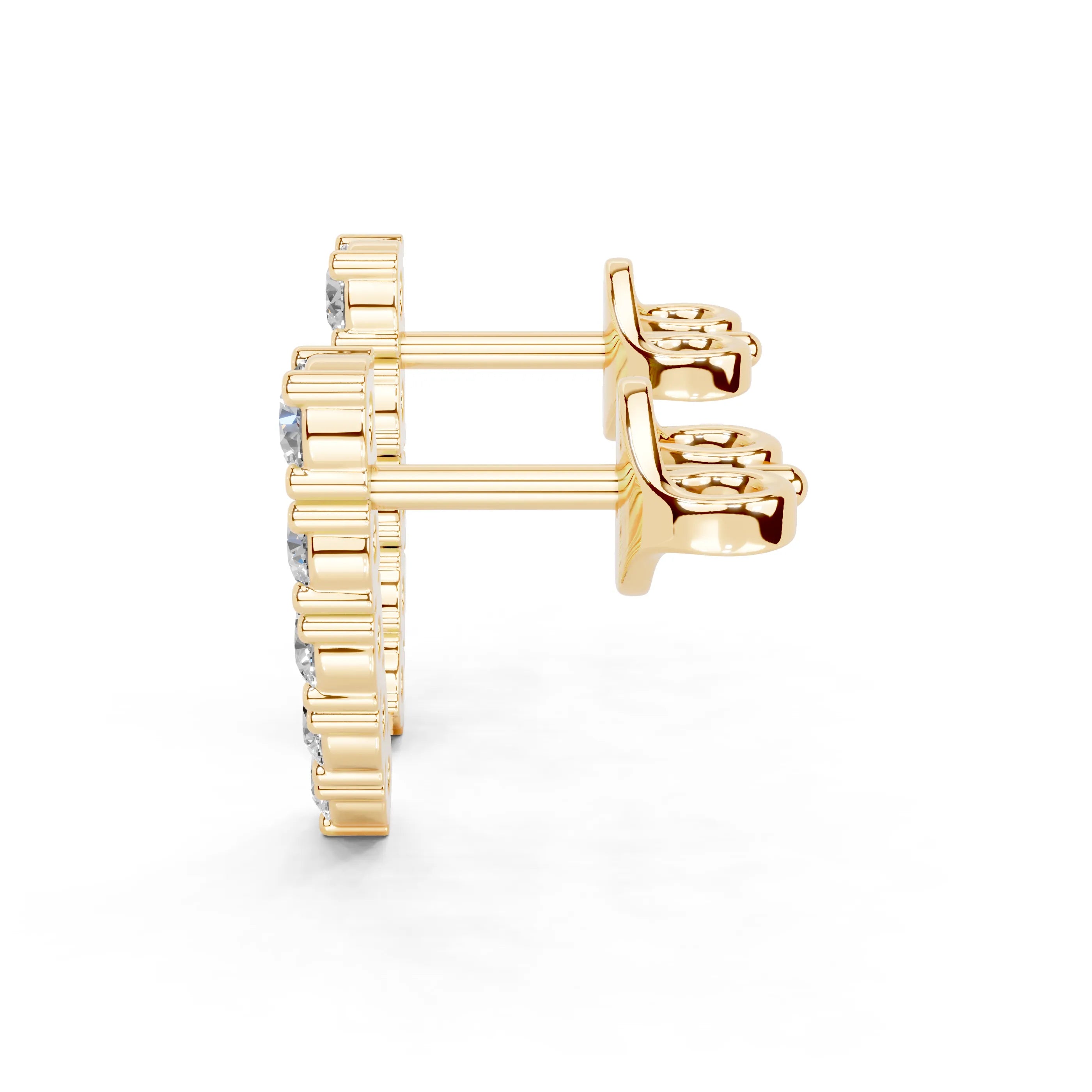 Curved Climber Earrings