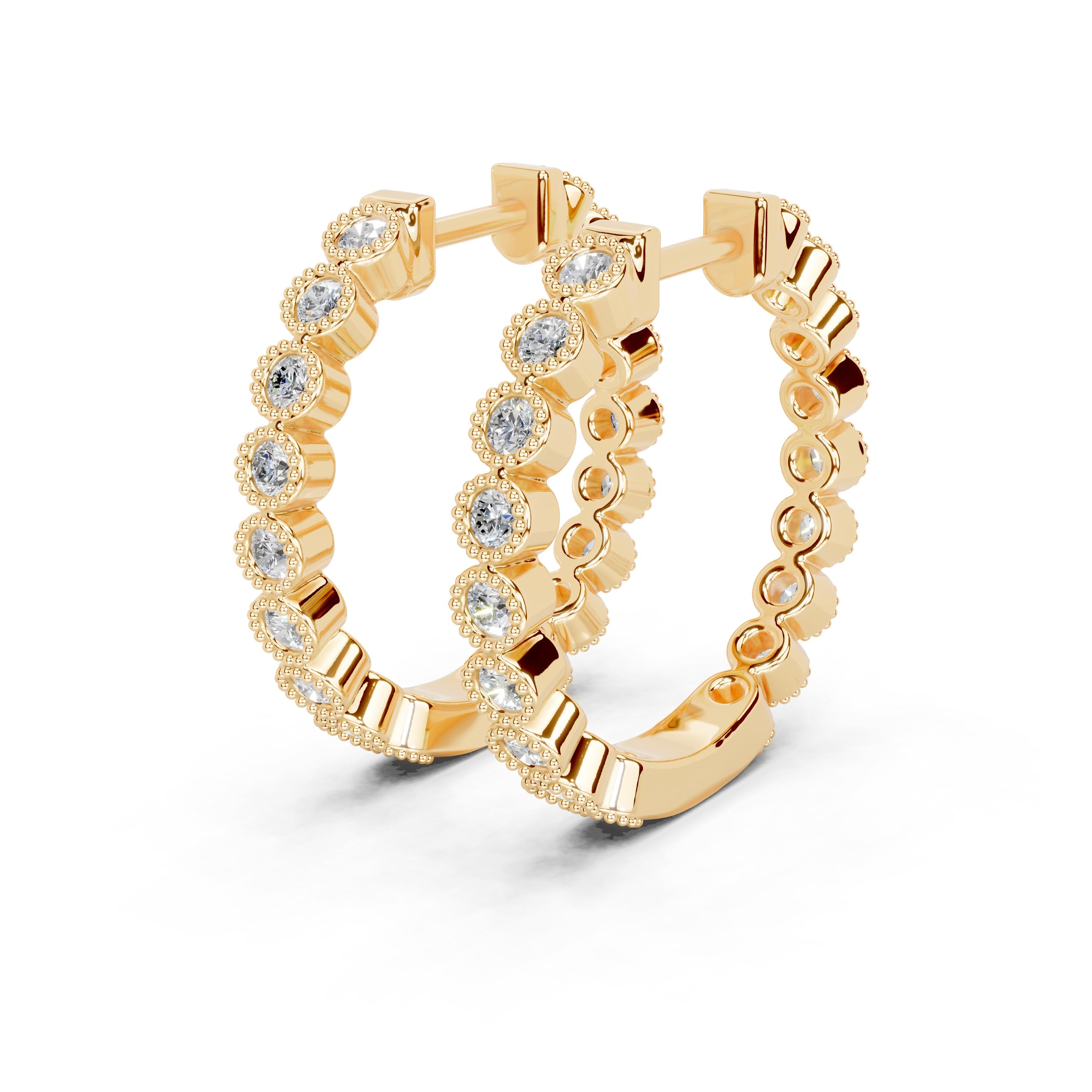 Modern Hoop Earrings