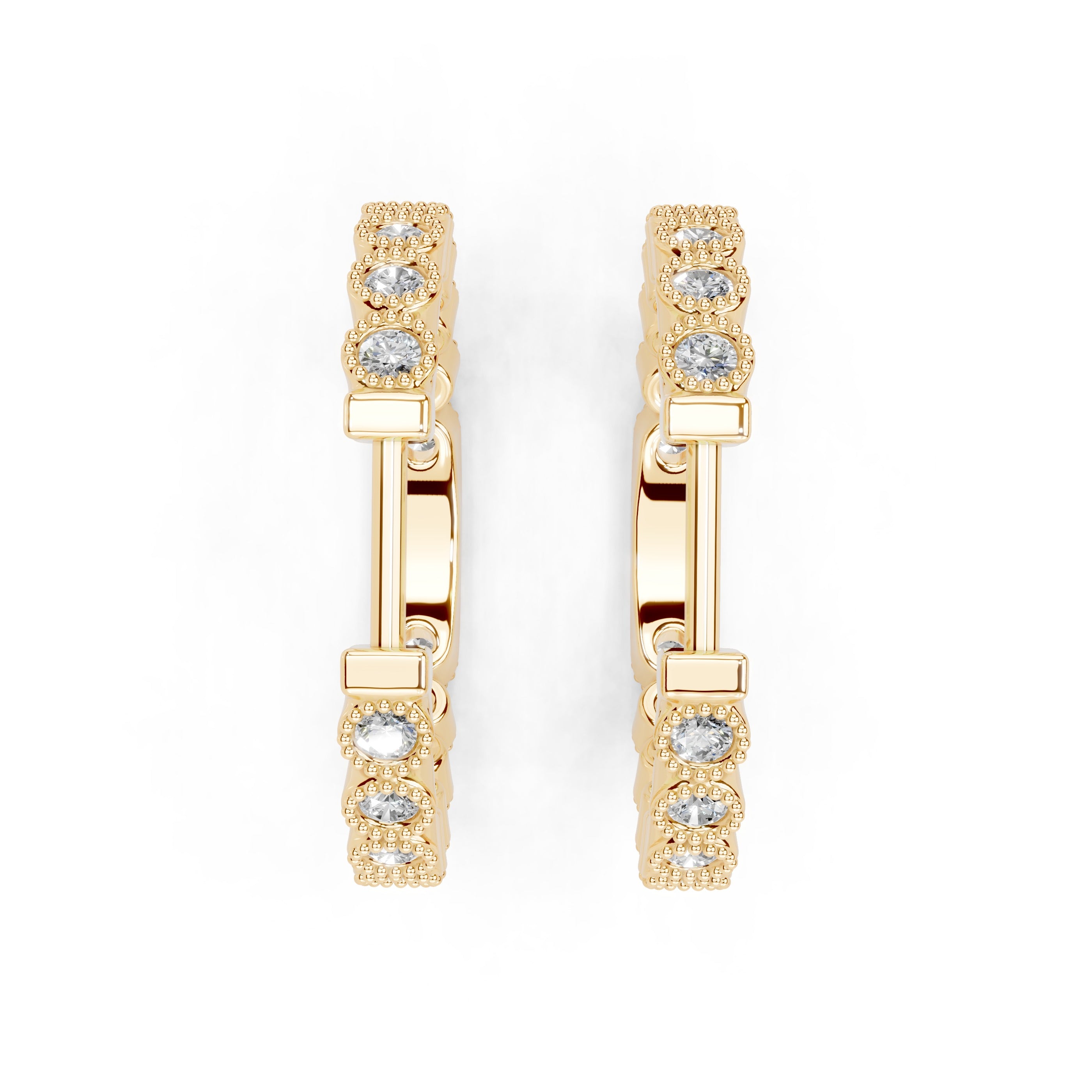 Modern Hoop Earrings