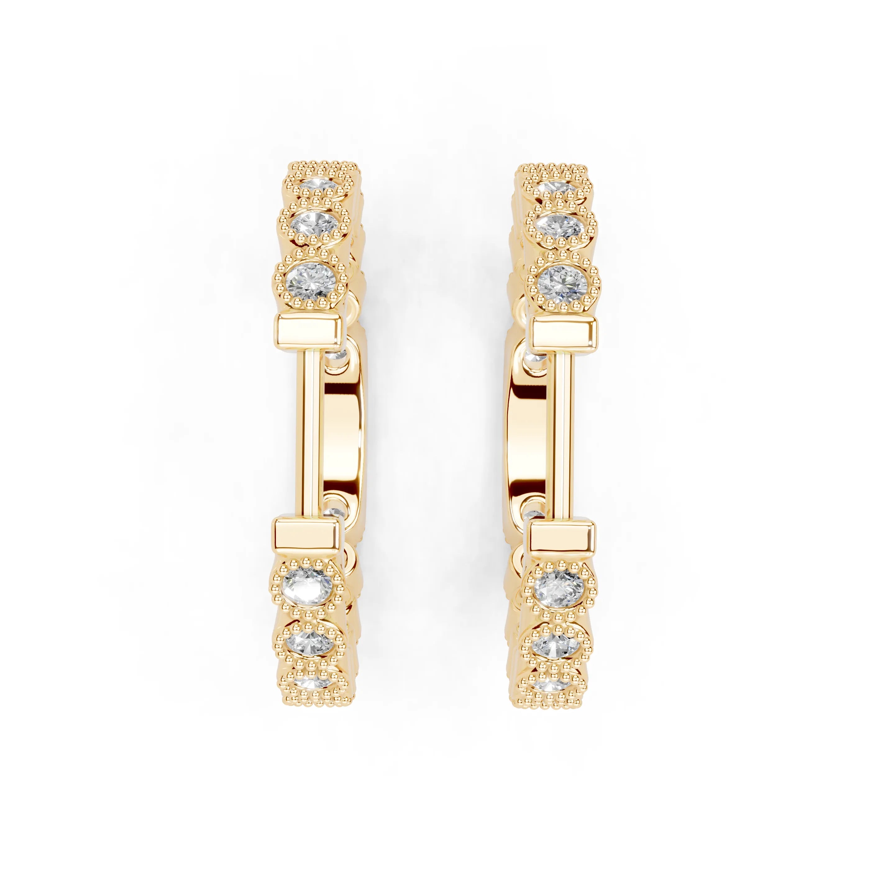 Modern Hoop Earrings