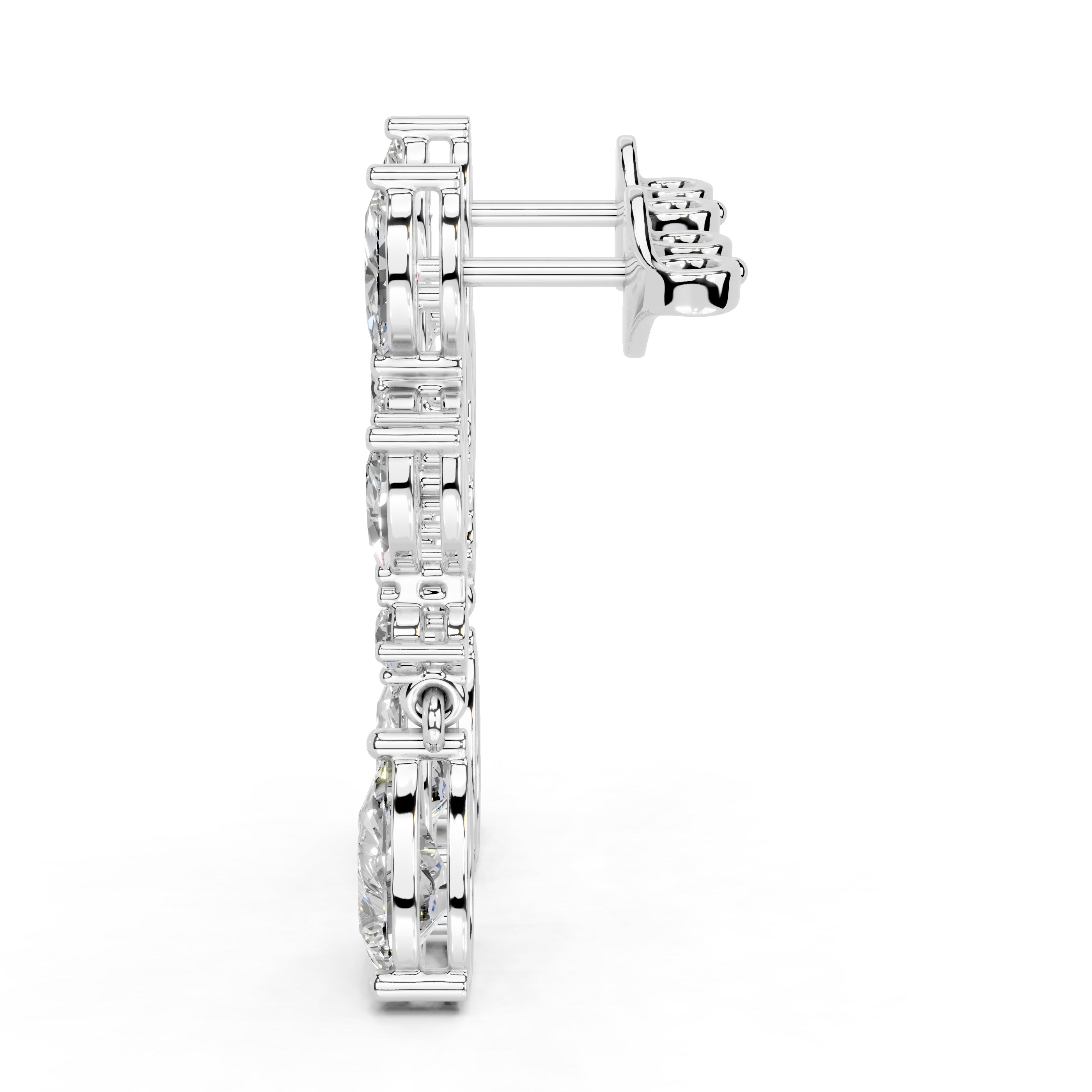 Pear & Marquise Drop Earrings
