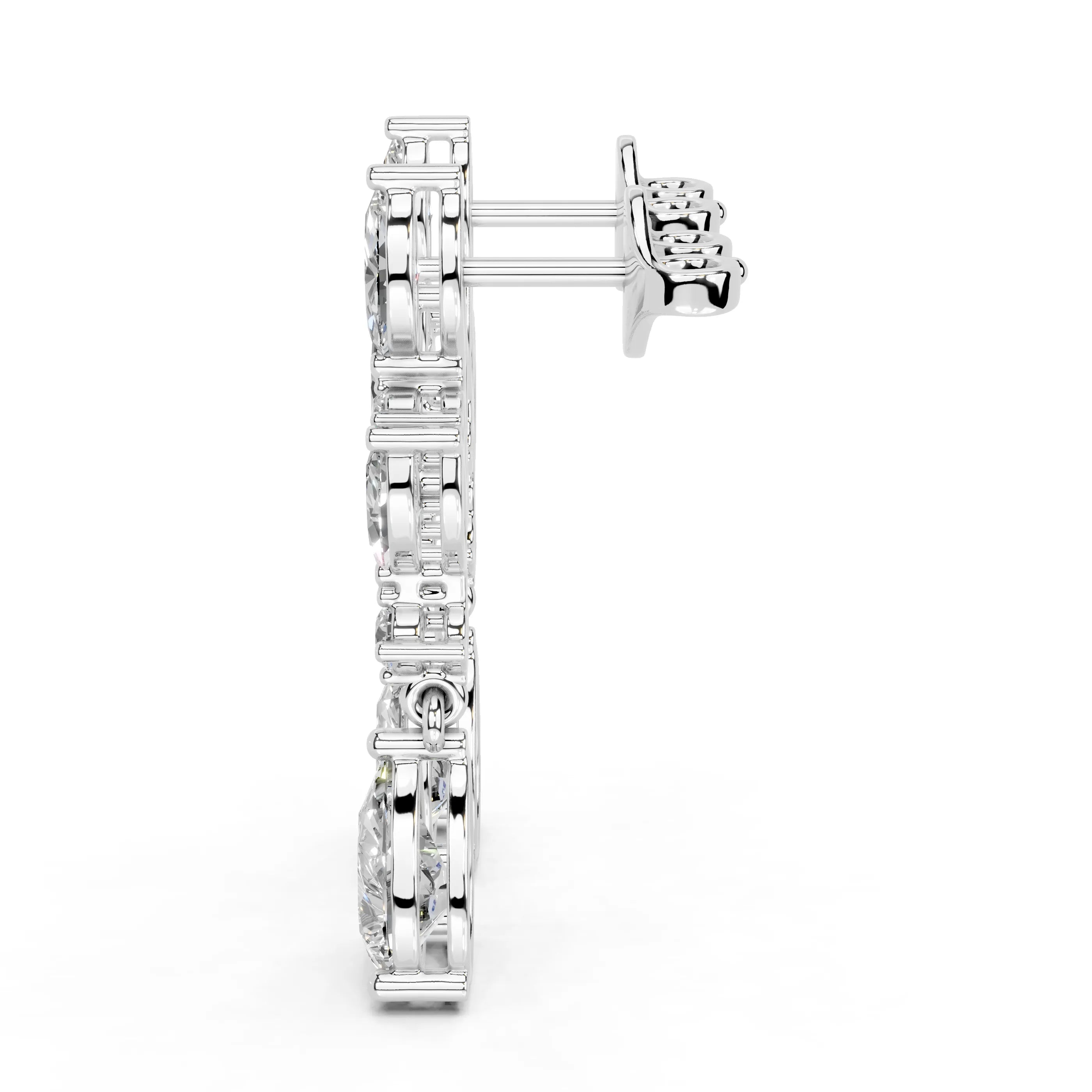 Pear & Marquise Drop Earrings