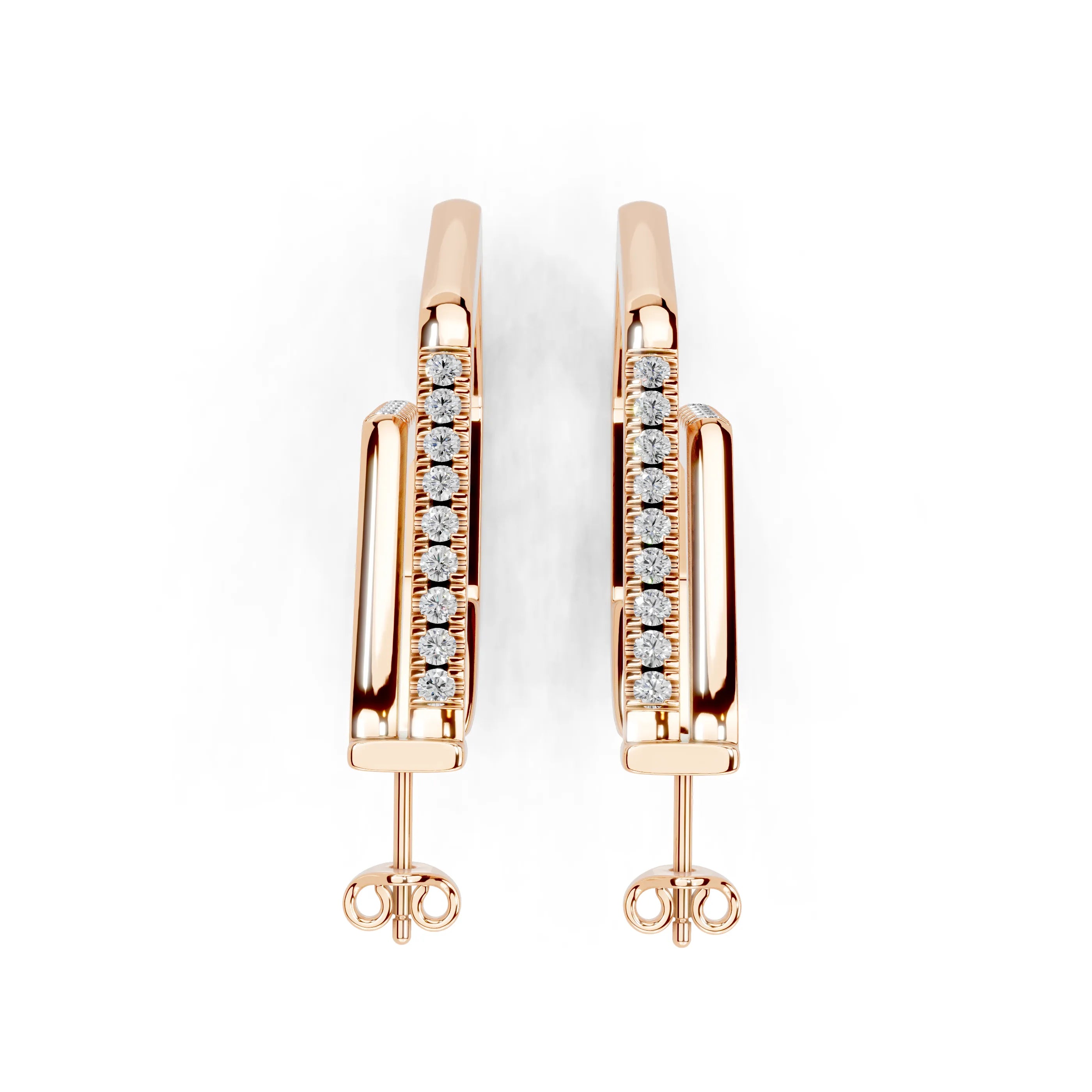 Geometric Hoop Earrings