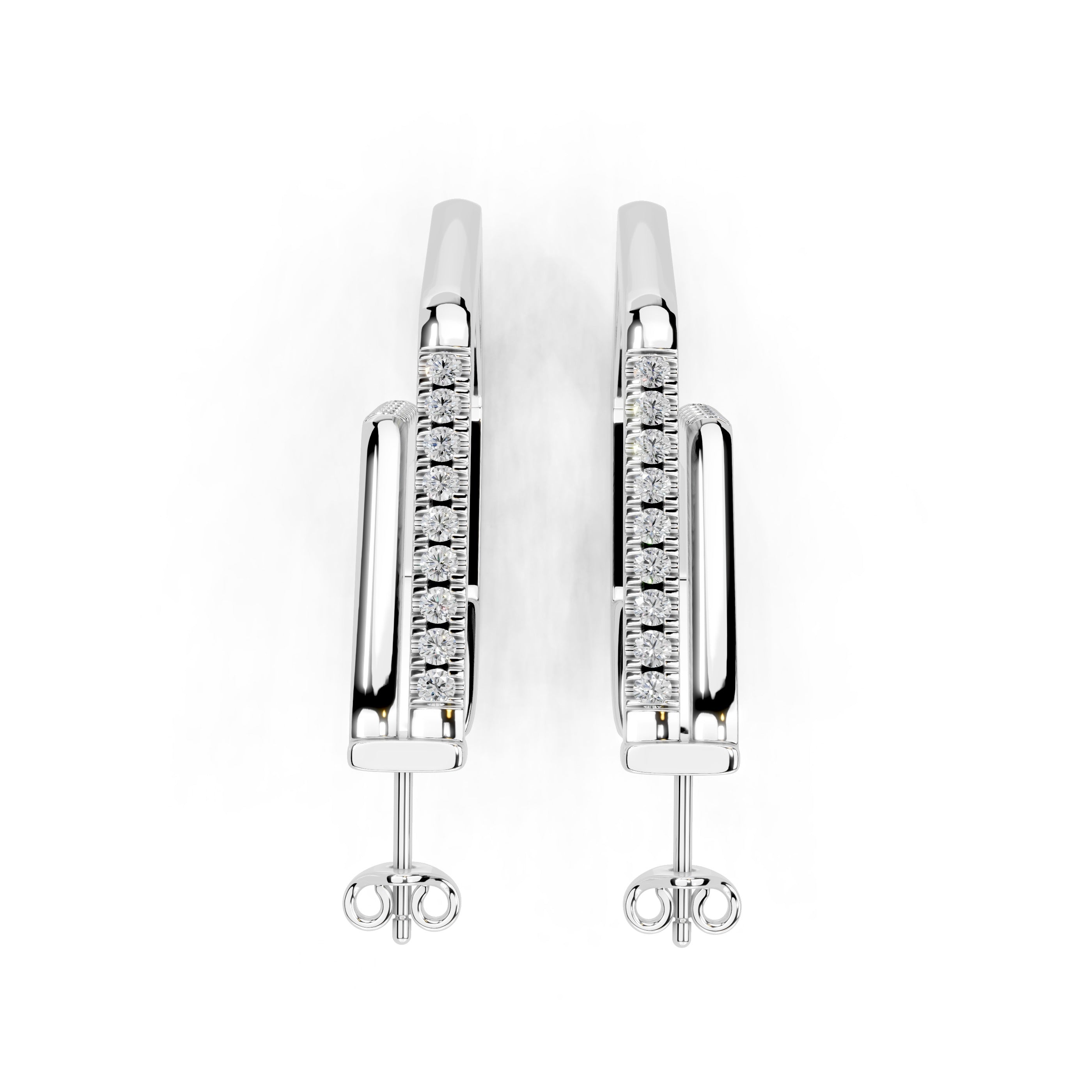 Geometric Hoop Earrings