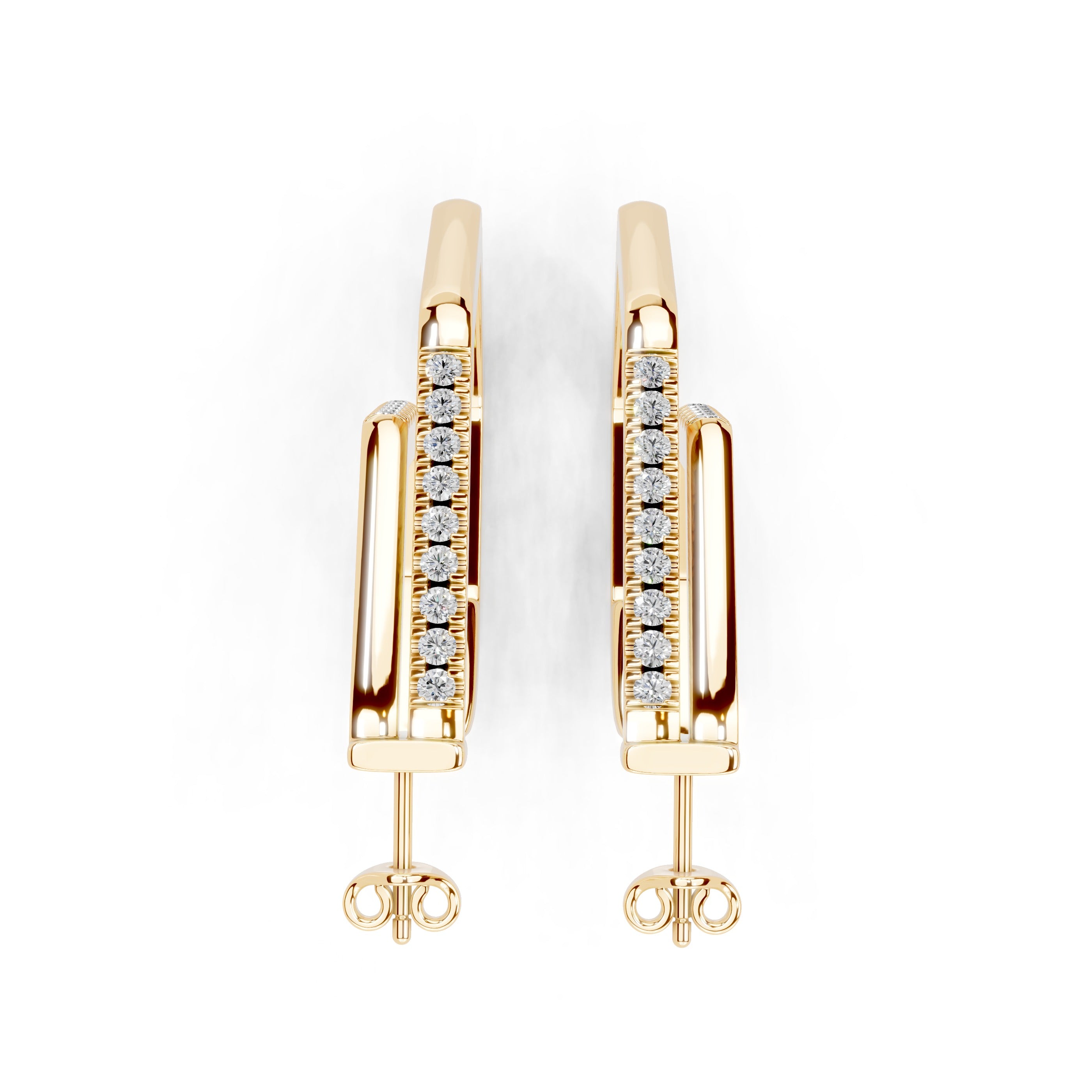 Geometric Hoop Earrings