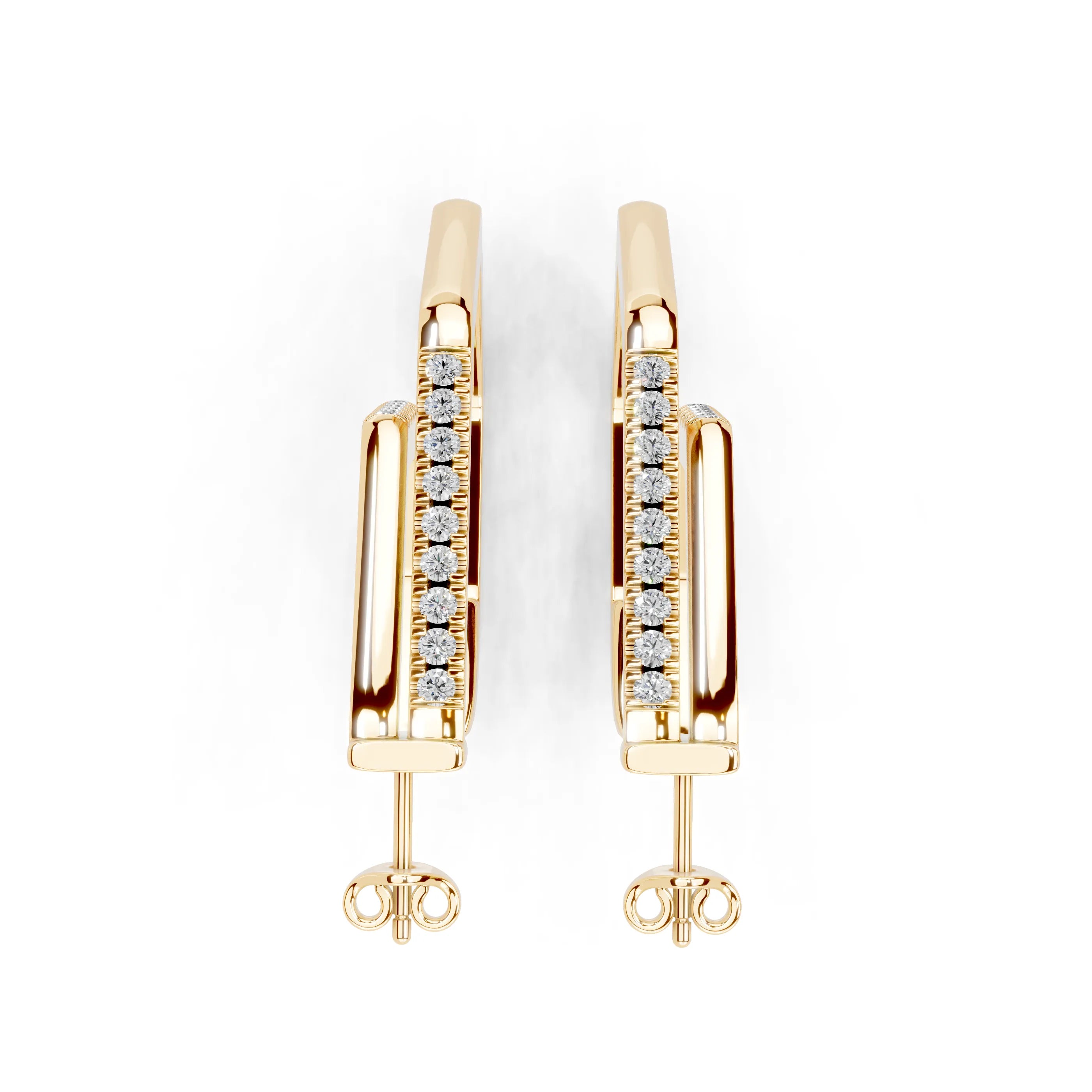 Geometric Hoop Earrings