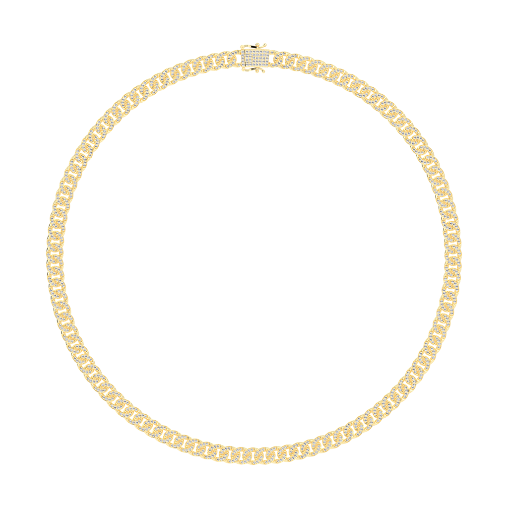 Diamond Cuban Link Necklace 6.85 CT