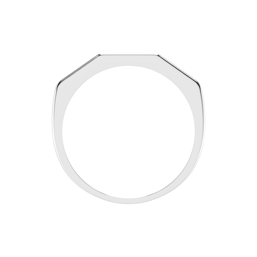 Faceted Diamond Ring