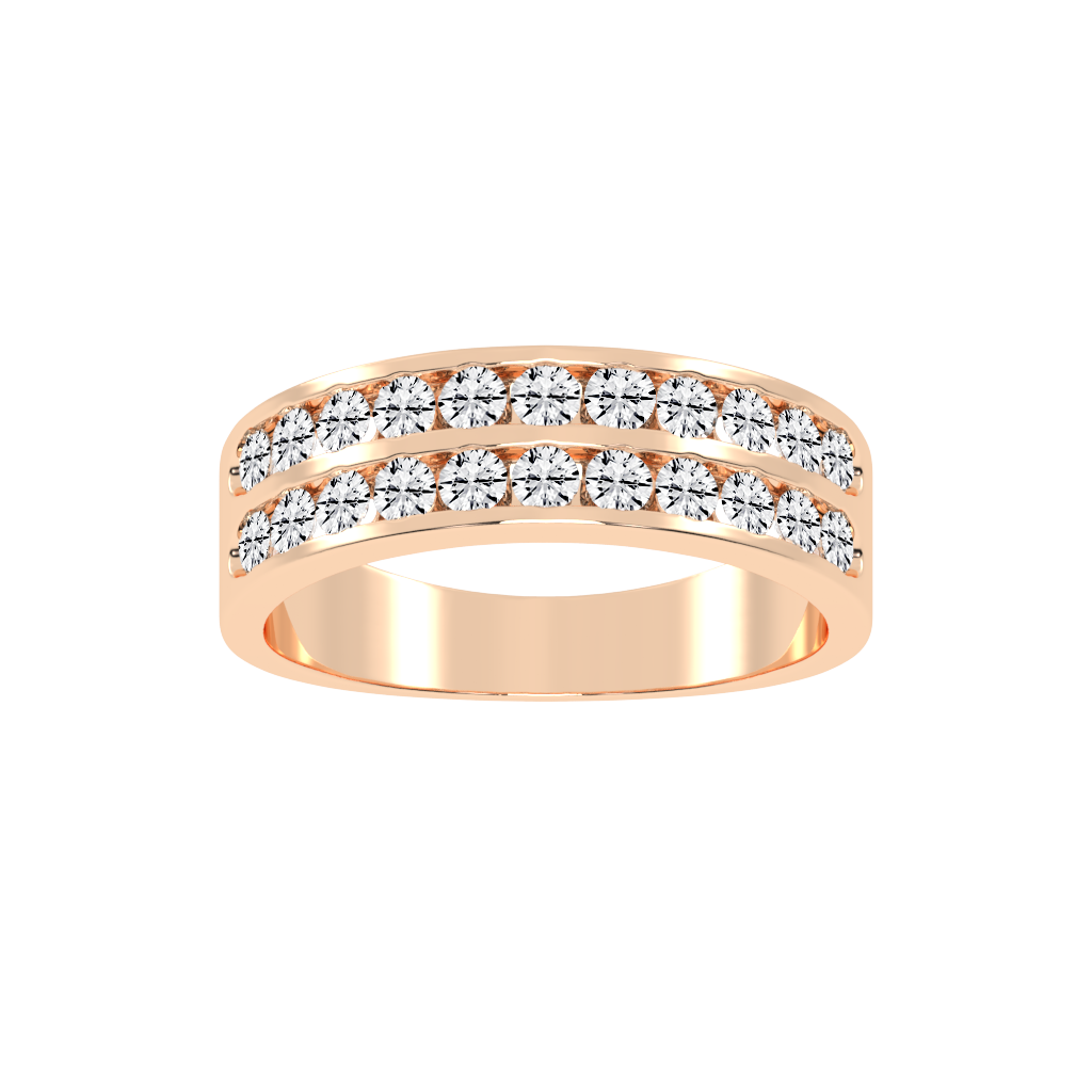 Double Round Ring 1.3 CT