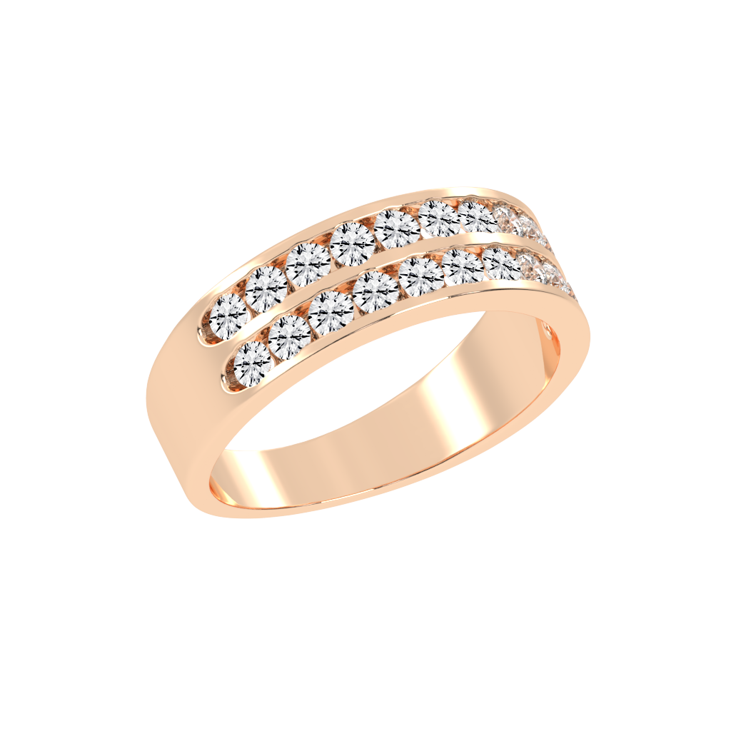 Double Round Ring 1.3 CT