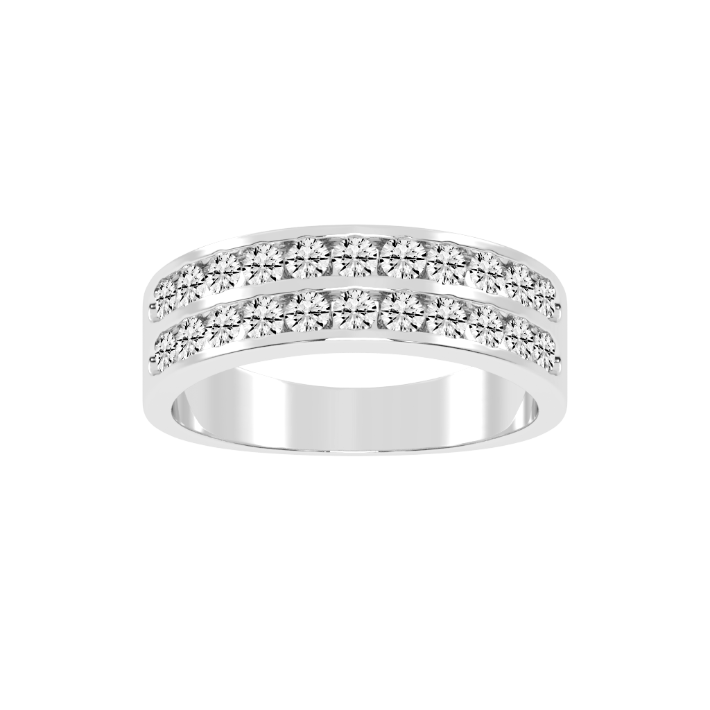 Double Round Ring 1.3 CT