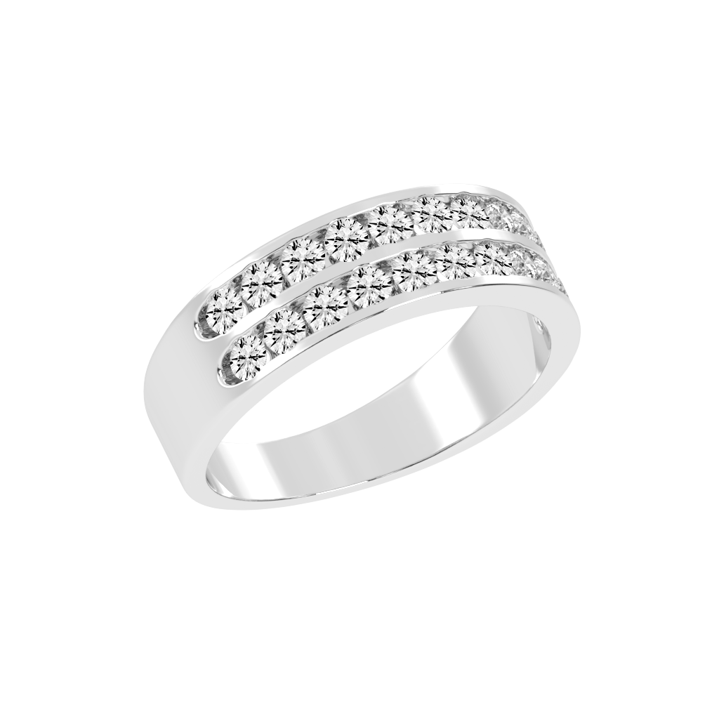 Double Round Ring 1.3 CT