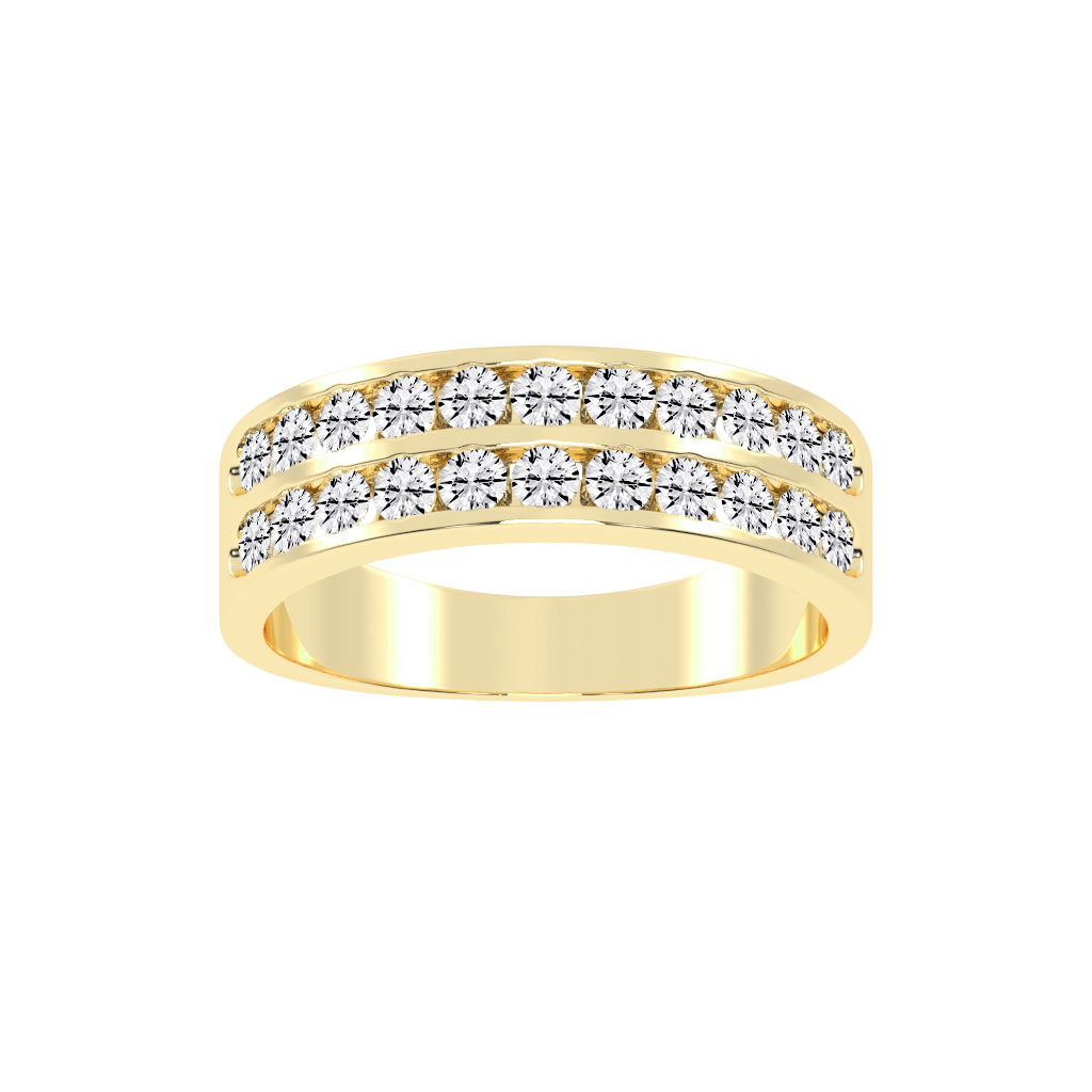 Double Round Ring 1.3 CT