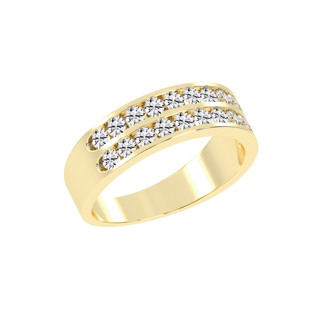 Double Round Ring 1.3 CT