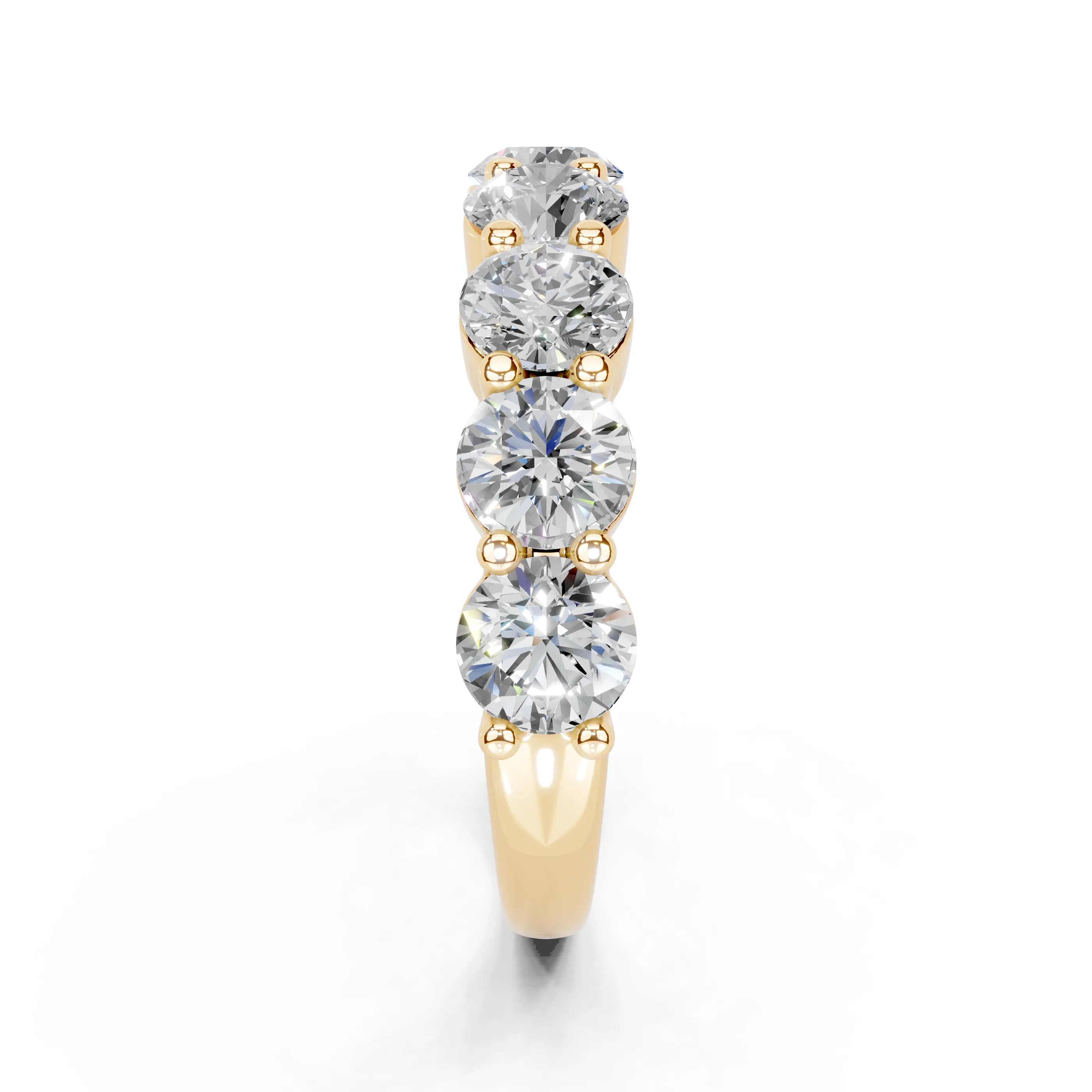 Round Shared Prong Eternity Ring