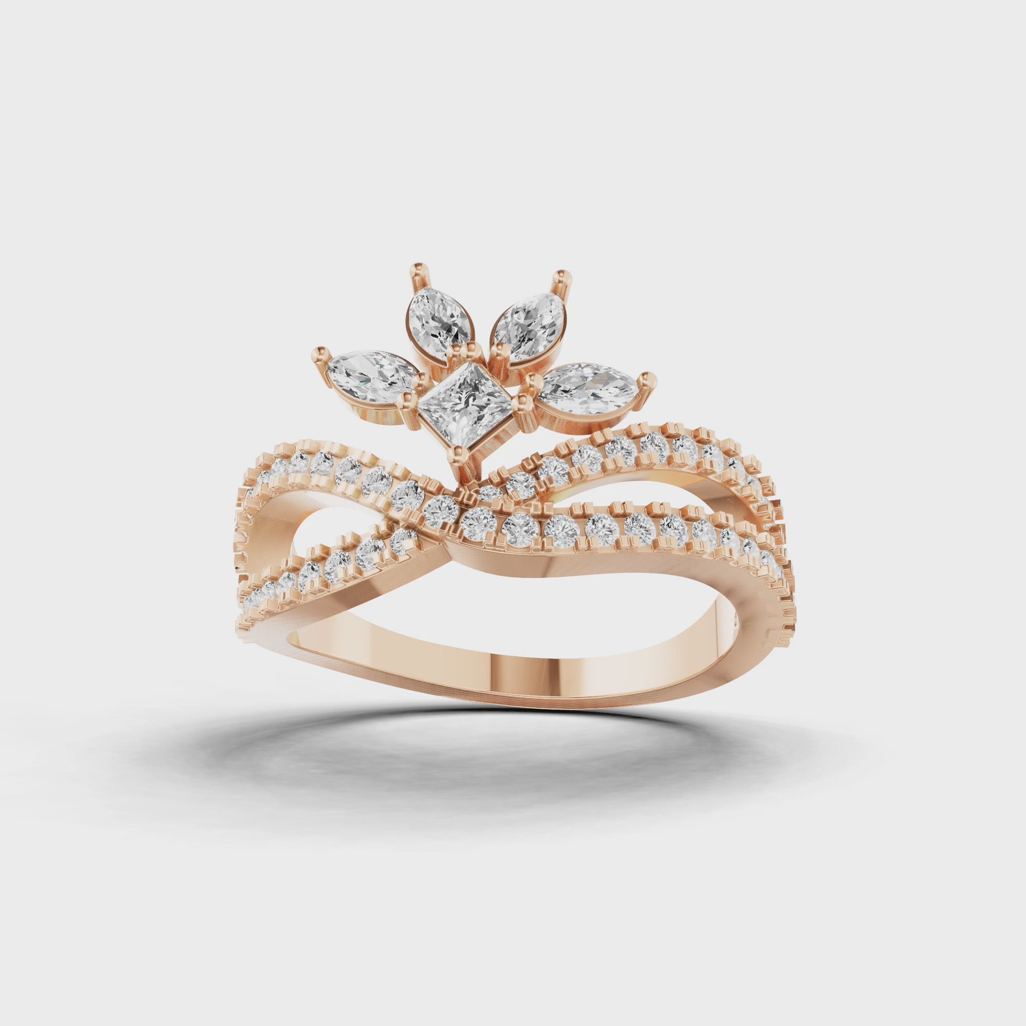 Floral Dress Ring