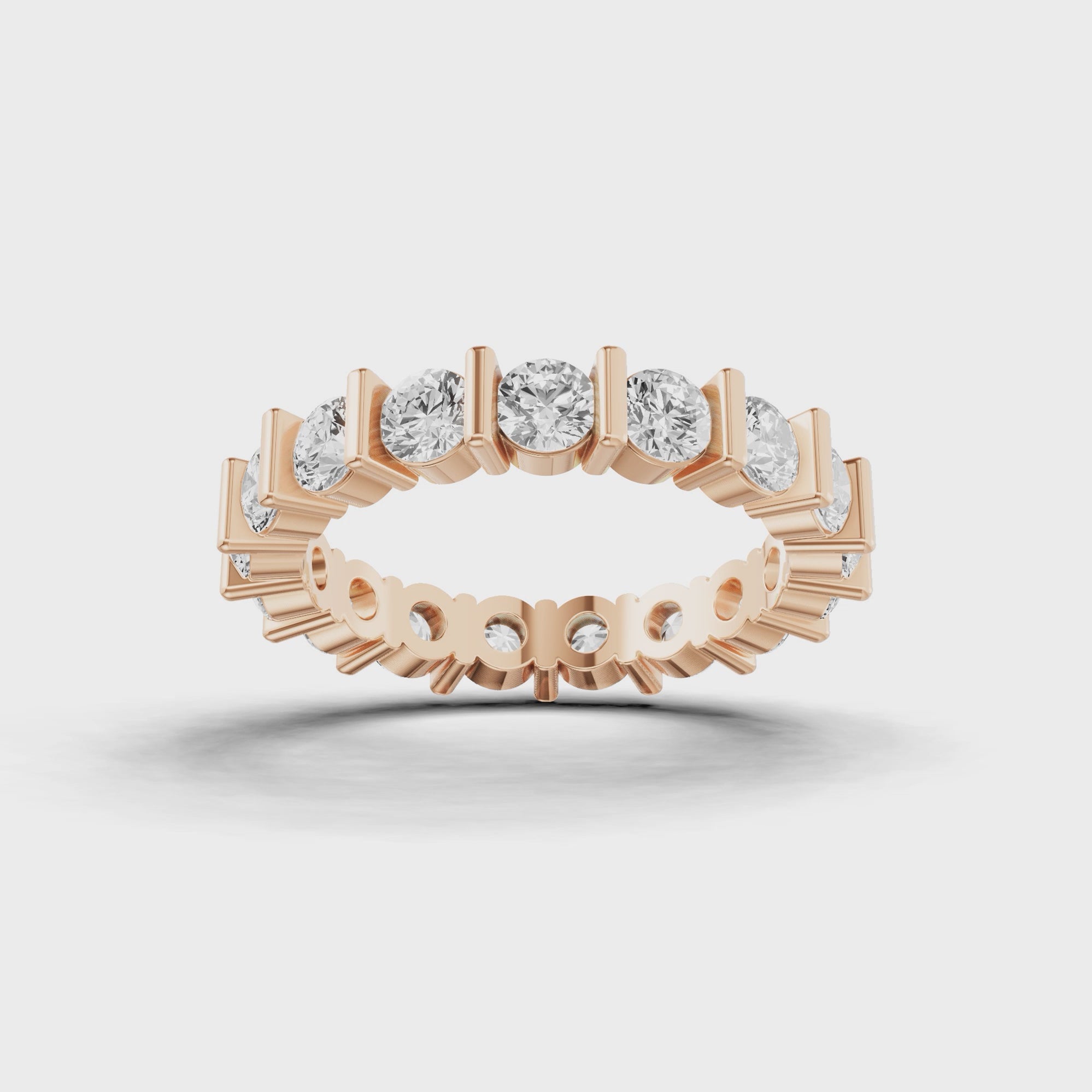 Large Round Eternity Band 2.4 CT