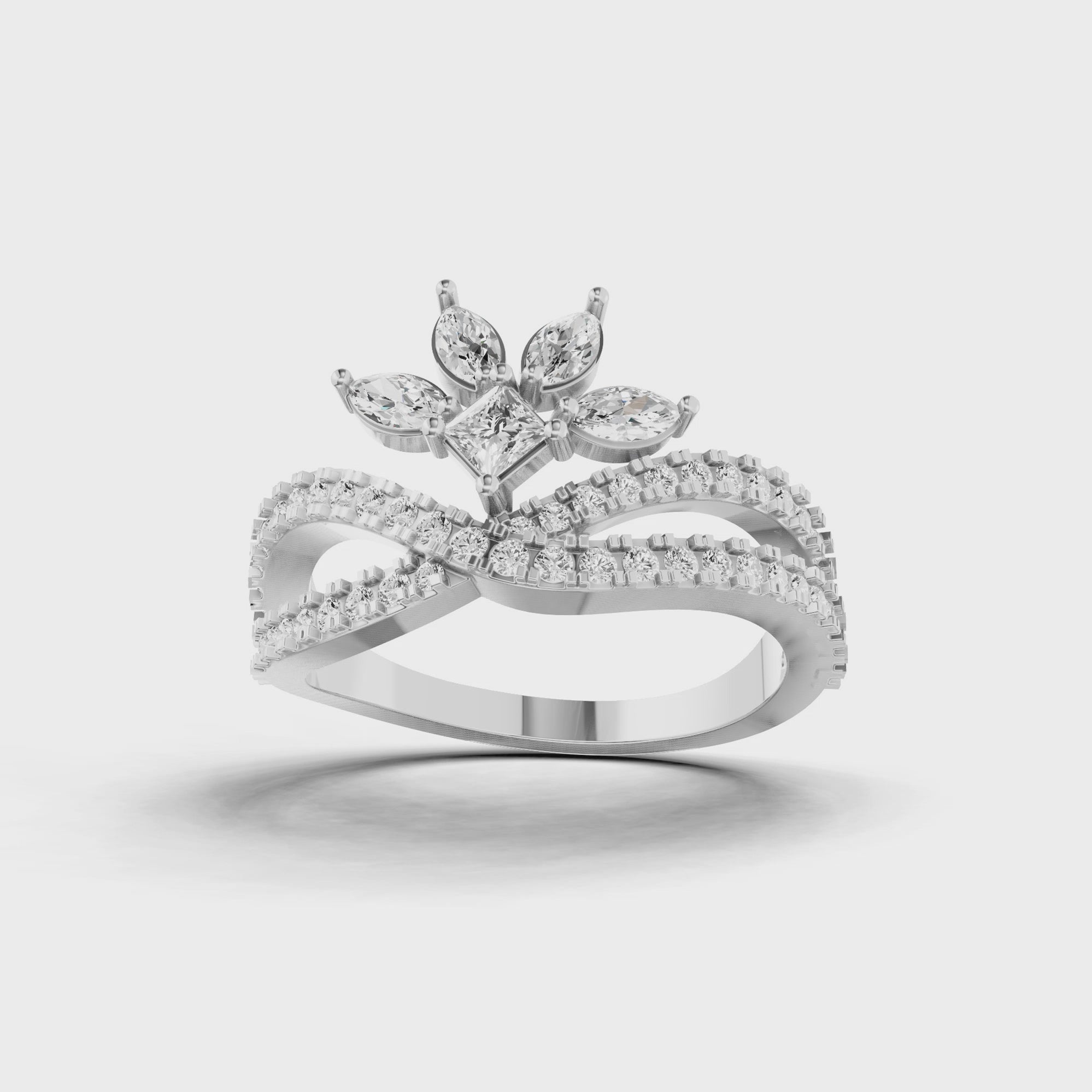 Floral Dress Ring