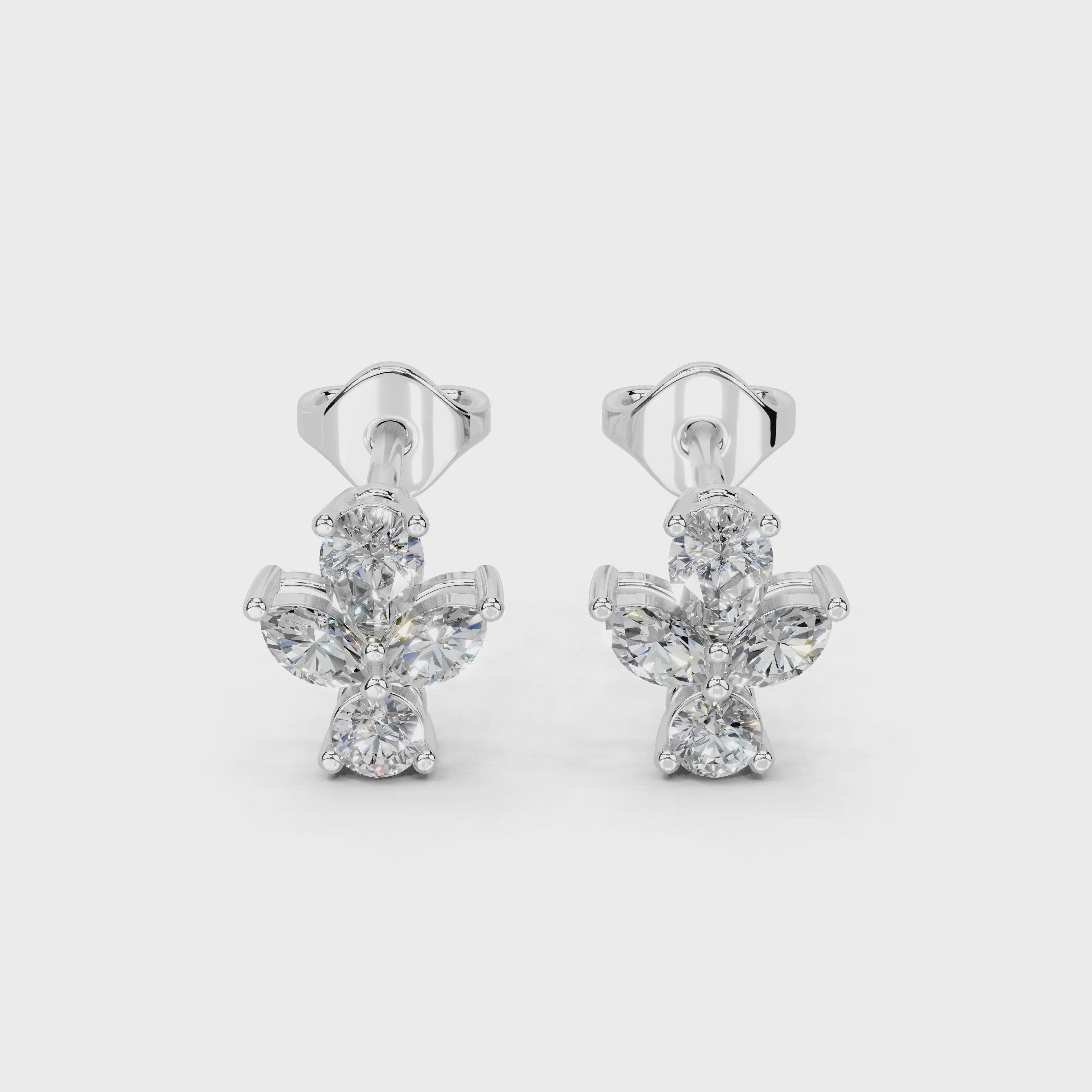 Floral Stud Earrings