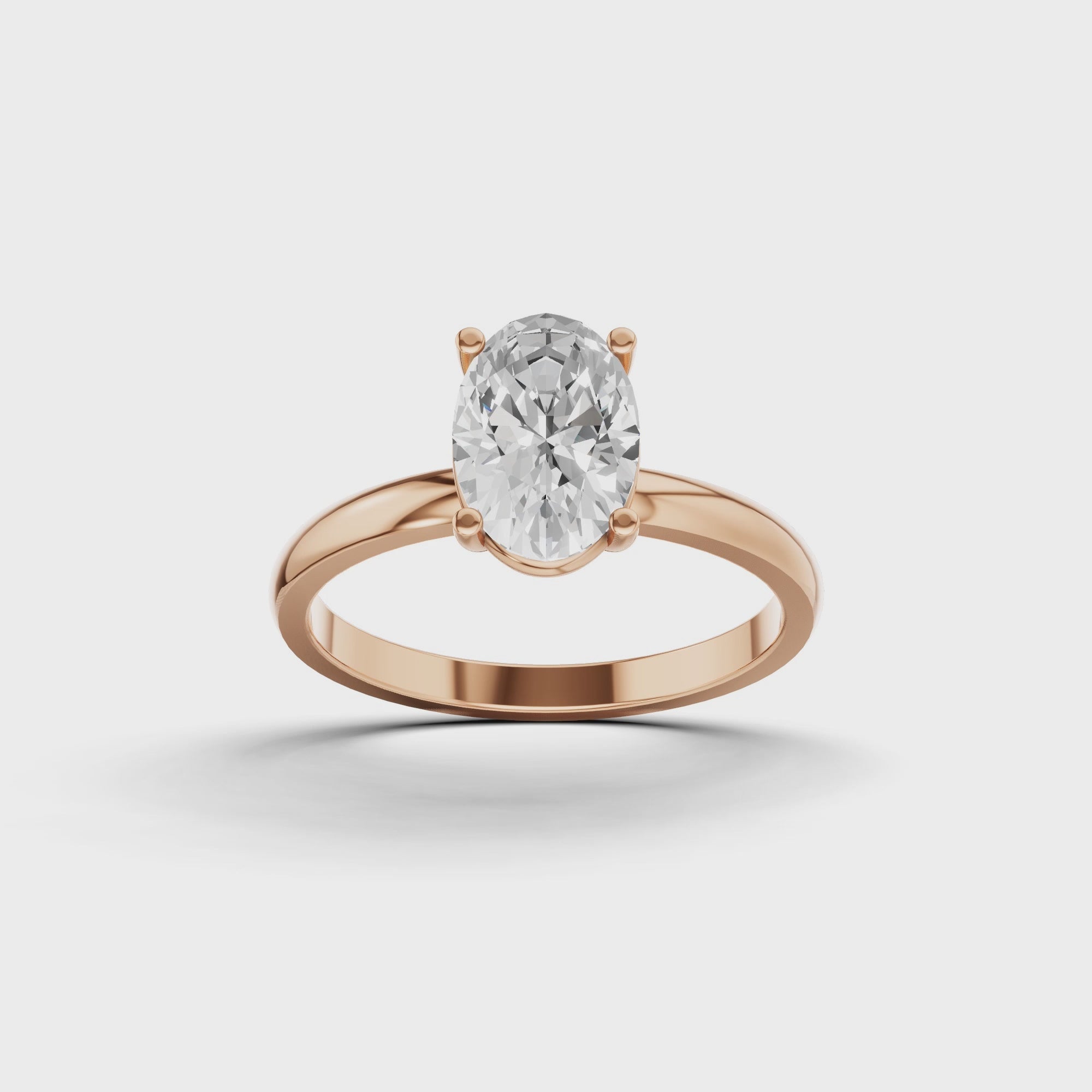 Classic Oval Engagement Ring