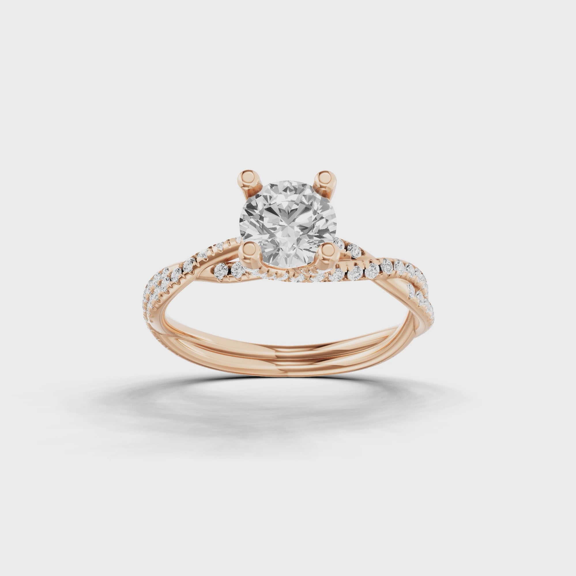 Entwined Engagement Ring