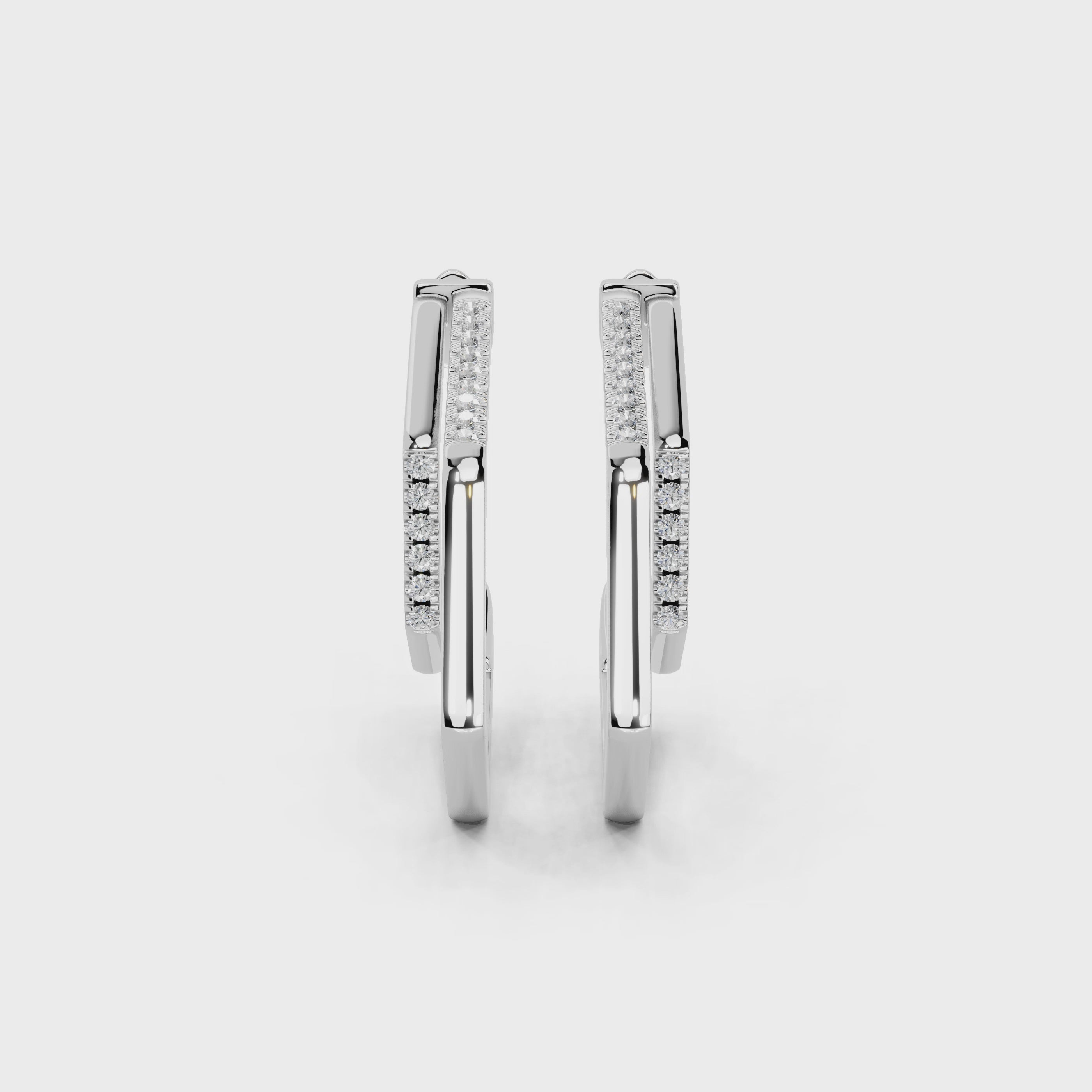 Geometric Hoop Earrings