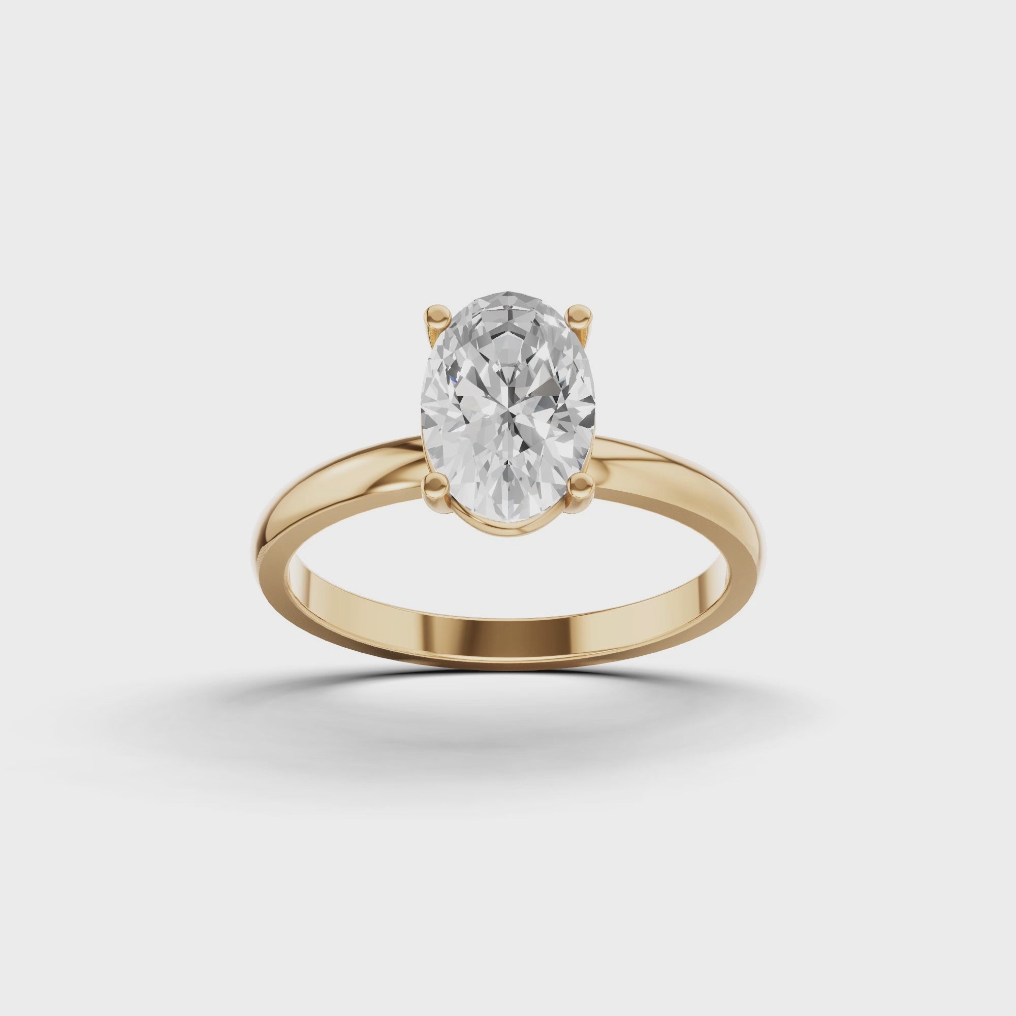 Classic Oval Engagement Ring