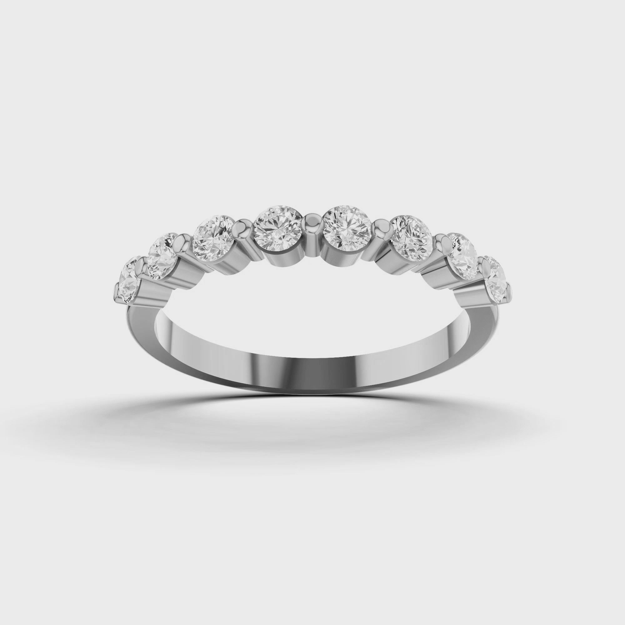 Half Round Wedding Band