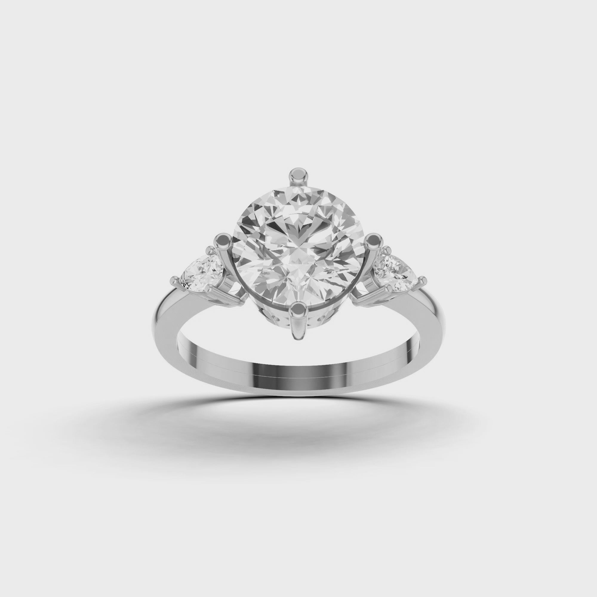 Three Stone Diamond Ring 2 CT