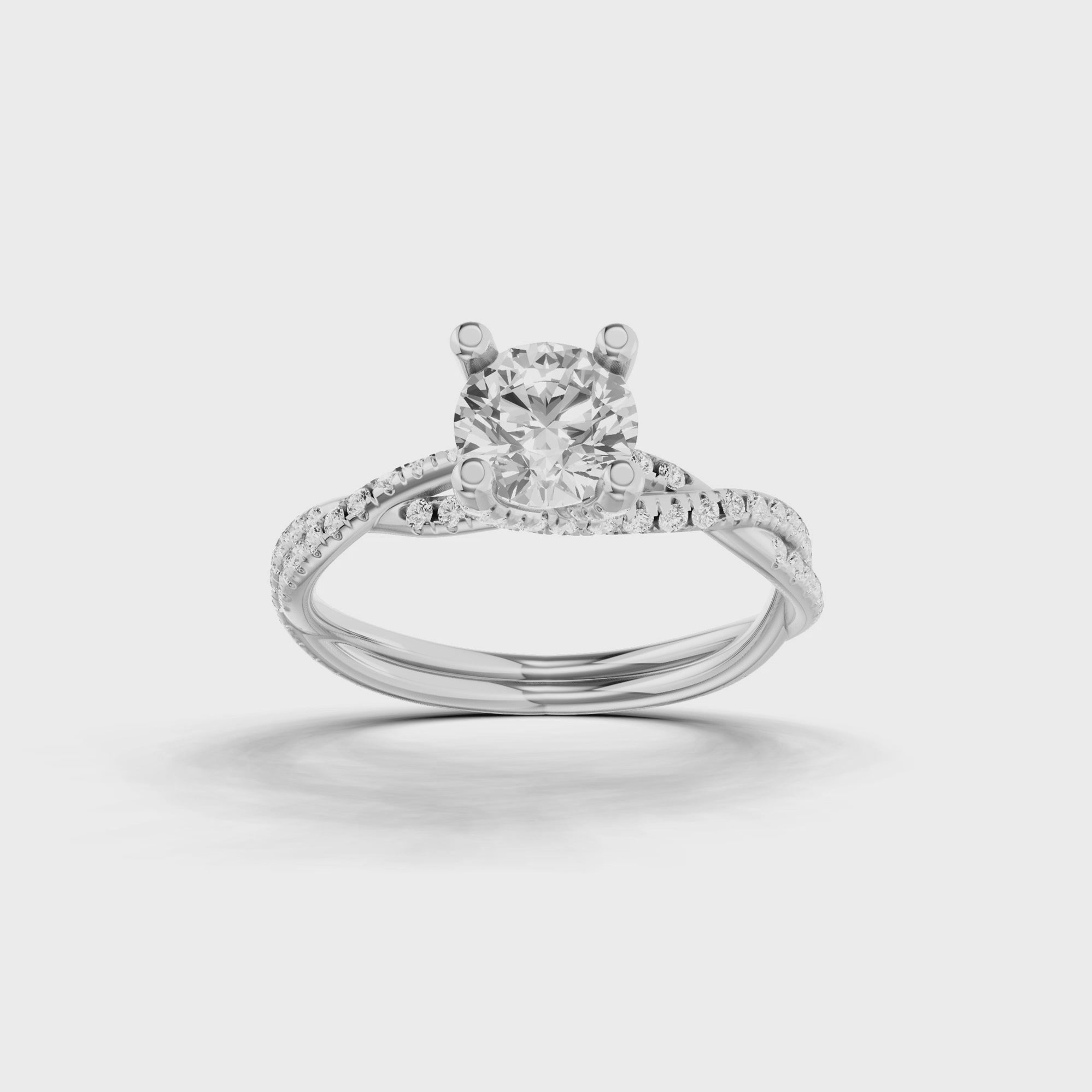 Entwined Engagement Ring