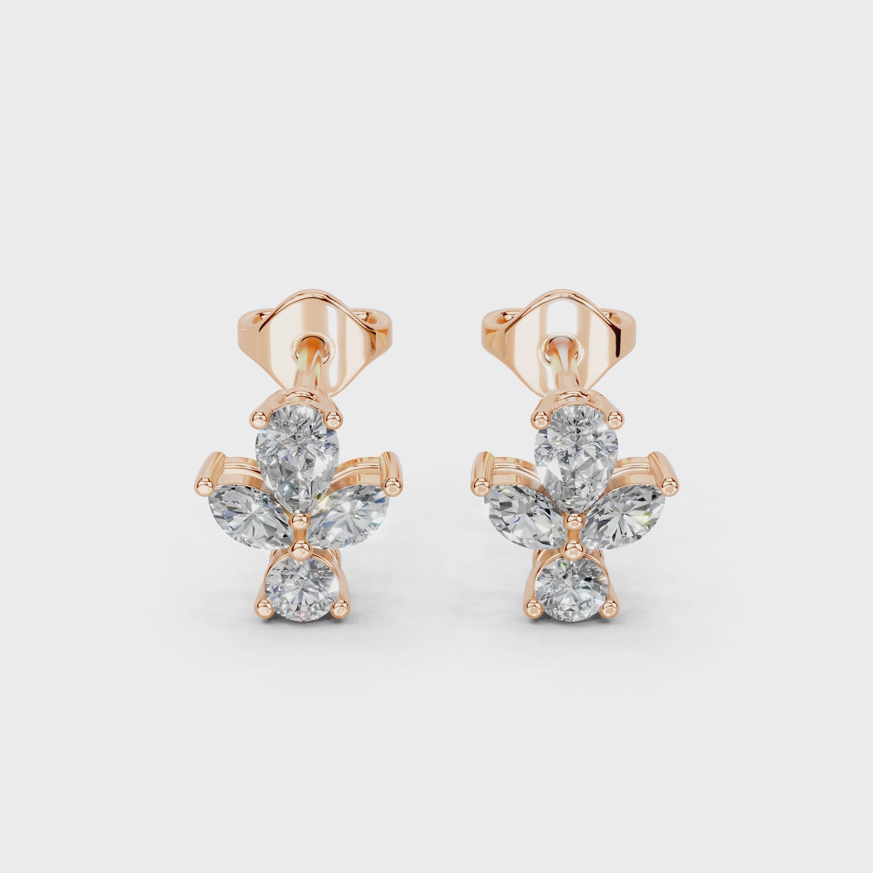 Floral Stud Earrings