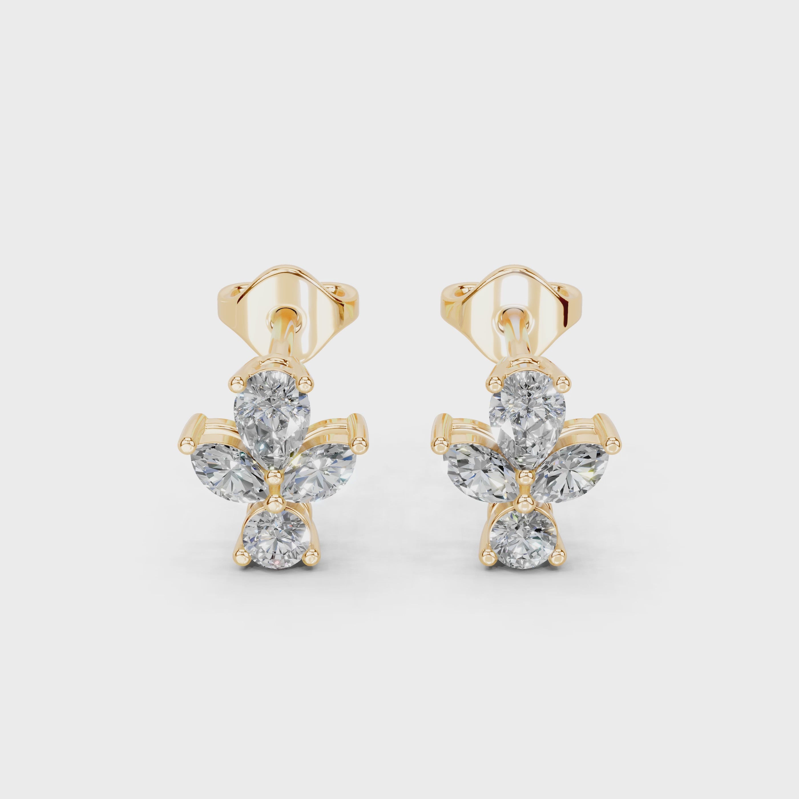 Floral Stud Earrings