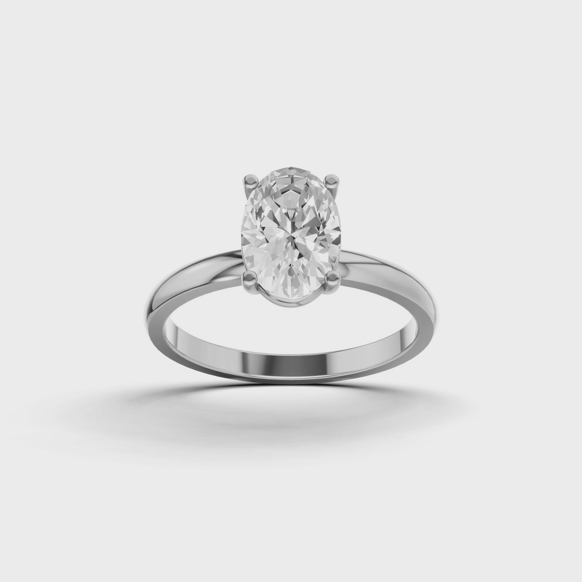 Classic Oval Engagement Ring