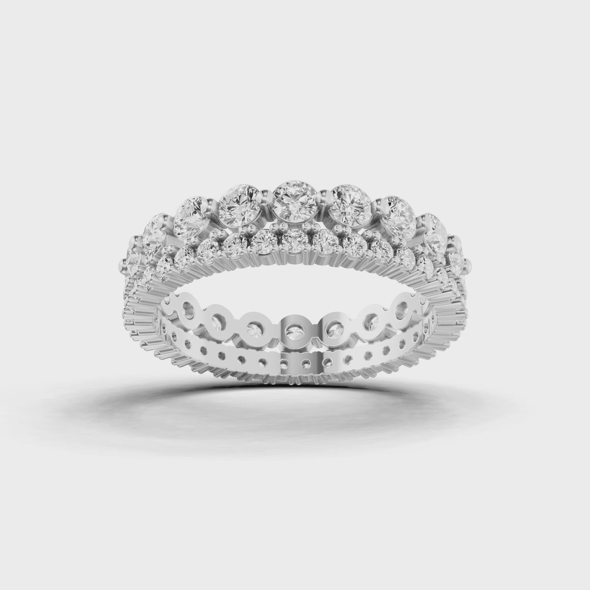 Statement Eternity Ring Set