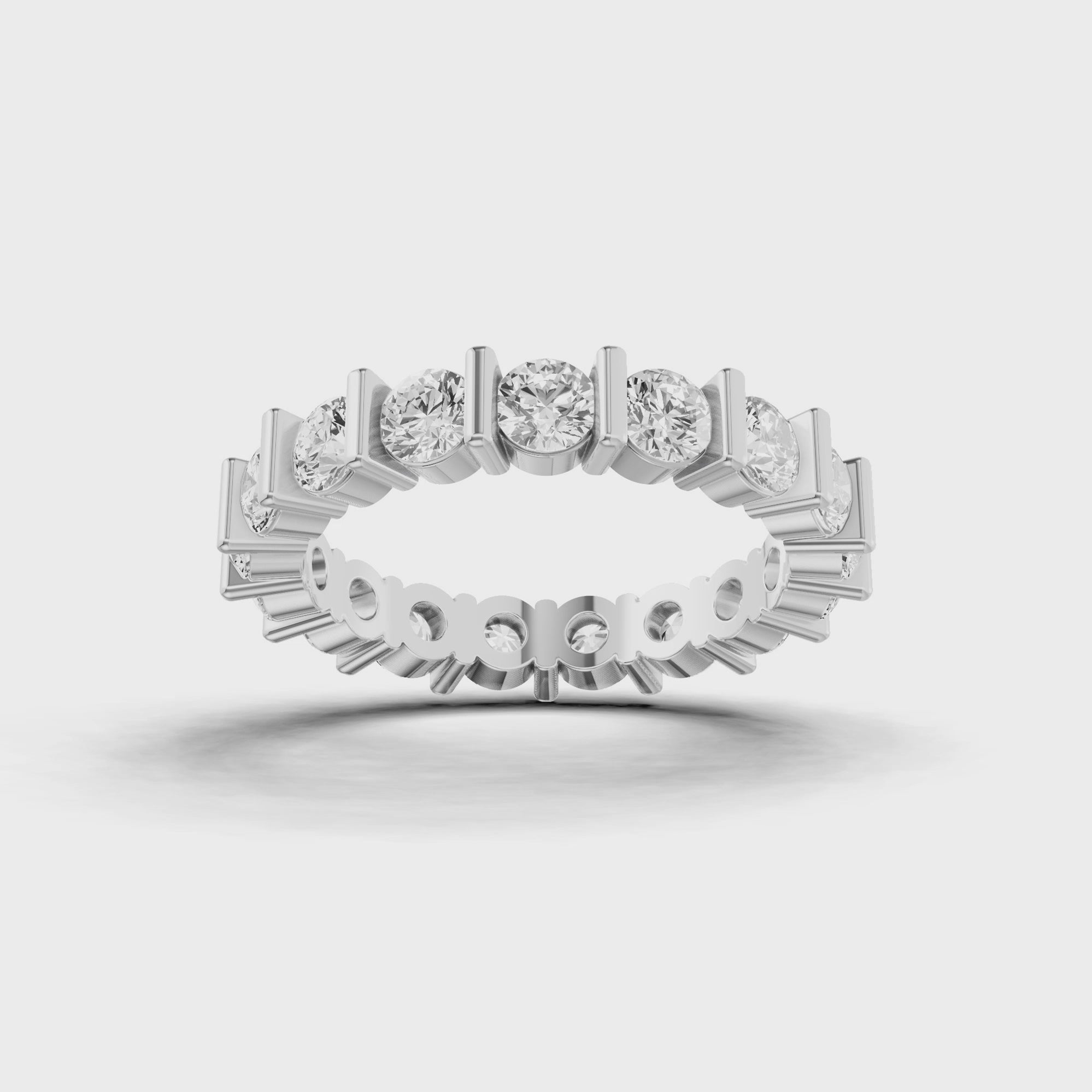 Large Round Eternity Band 2.4 CT